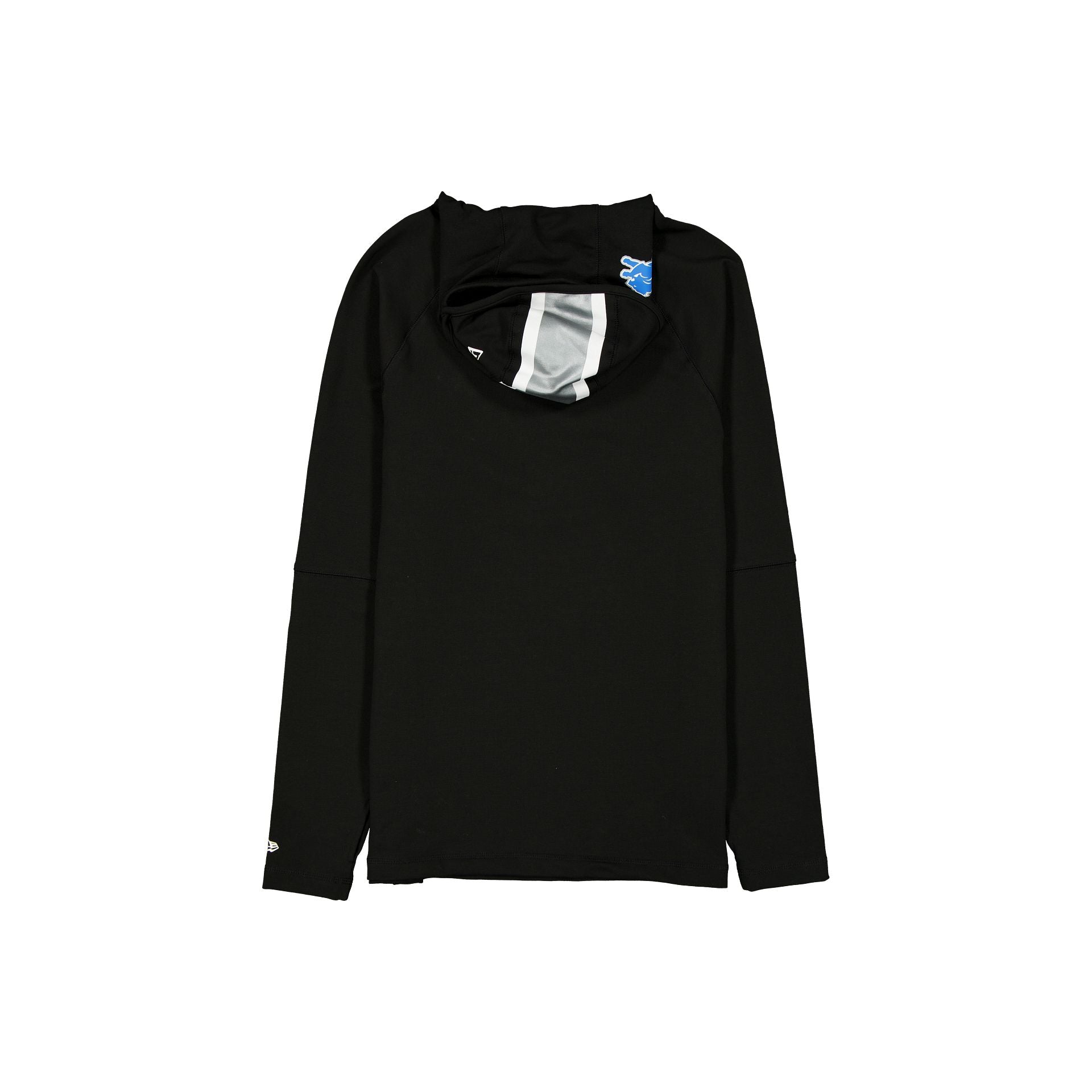 Detroit Lions 2025 Functional Fandom Black Balaclava Hoodie - Image 3