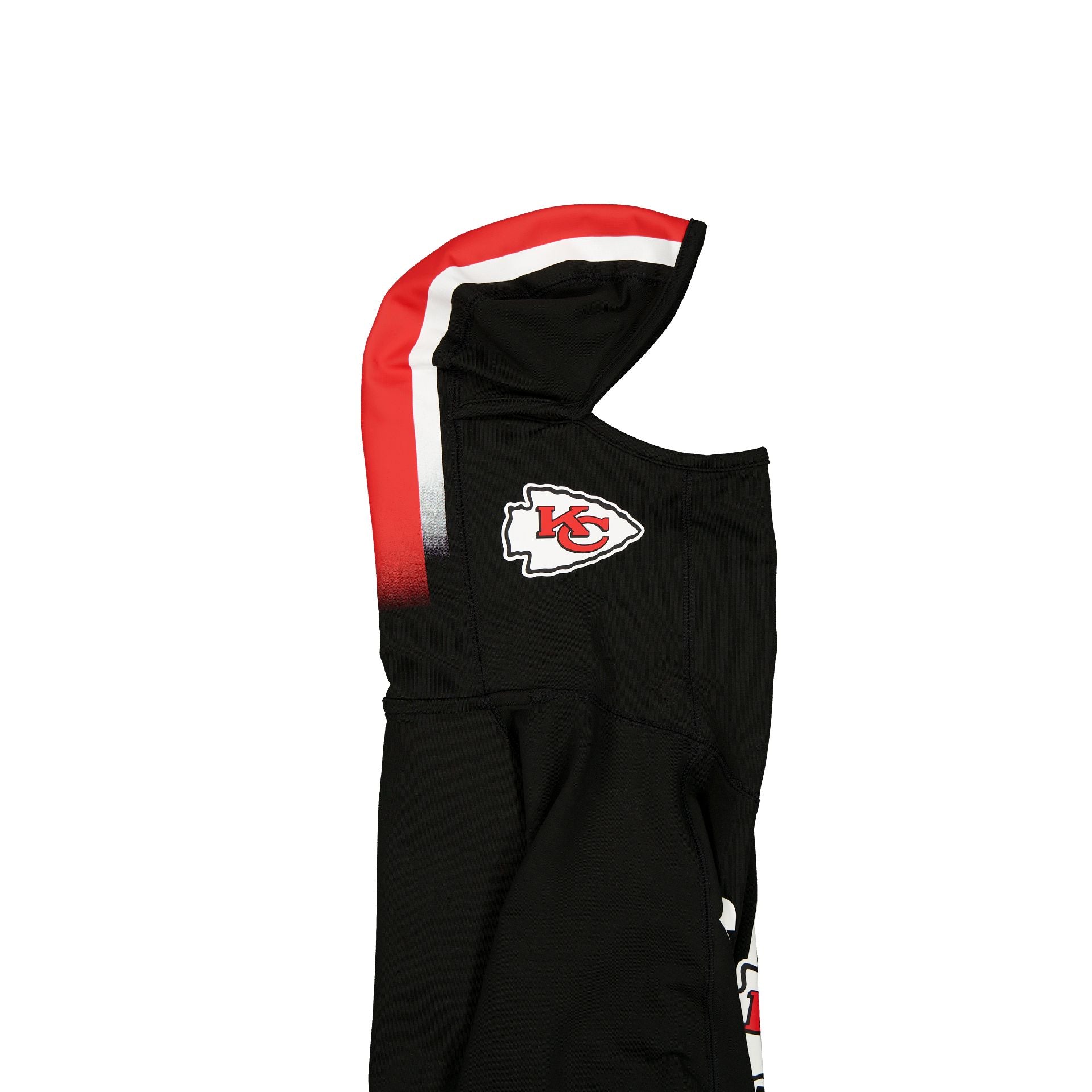 Kansas City Chiefs 2025 Functional Fandom Black Balaclava Hoodie - Image 4