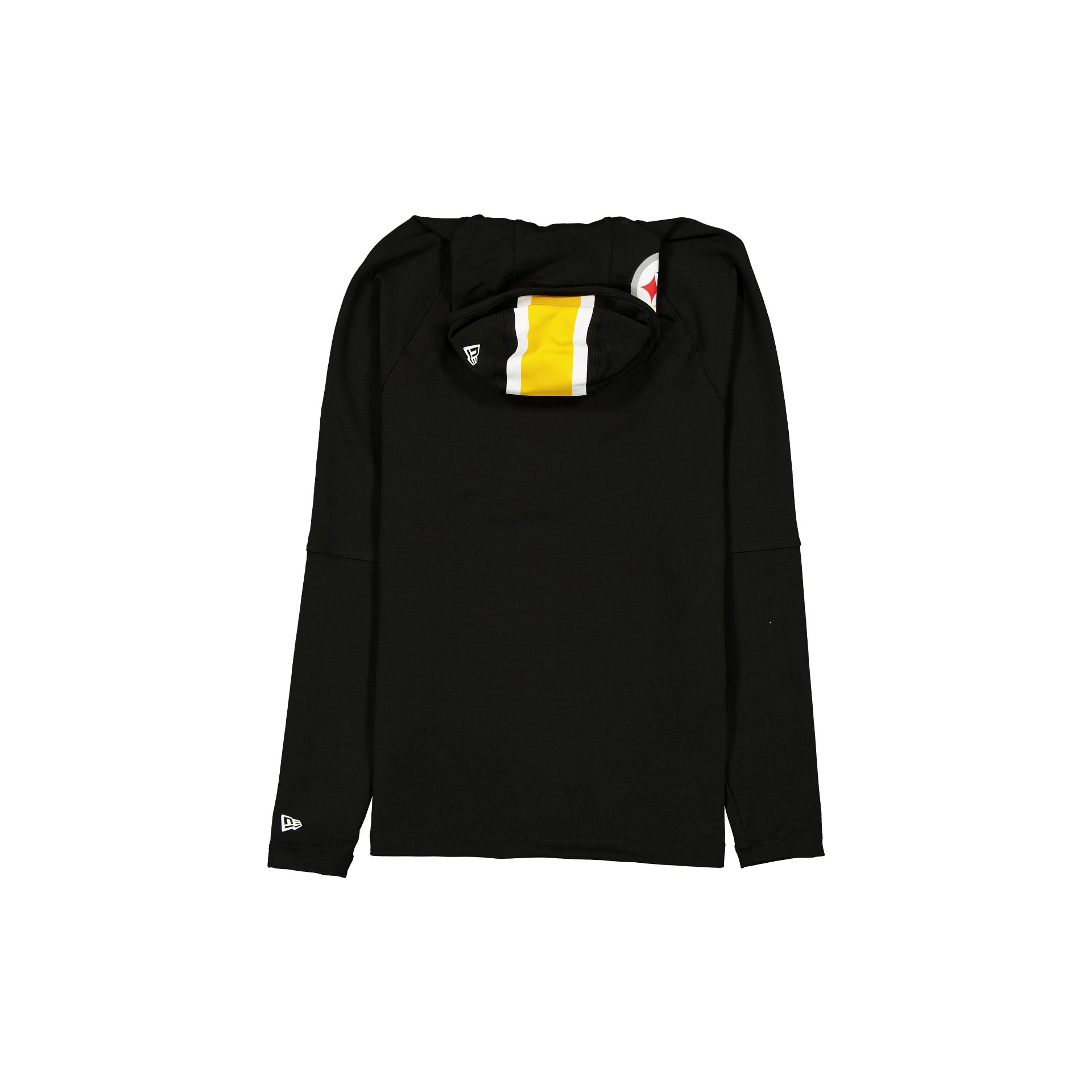 Pittsburgh Steelers 2025 Functional Fandom Black Balaclava Hoodie - Image 3