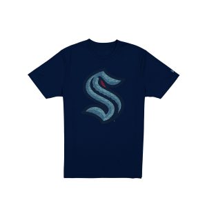 Seattle Kraken Wash Logo Short-Sleeve T-Shirt