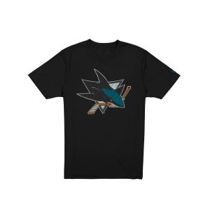 San Jose Sharks Wash Logo Short-Sleeve T-Shirt