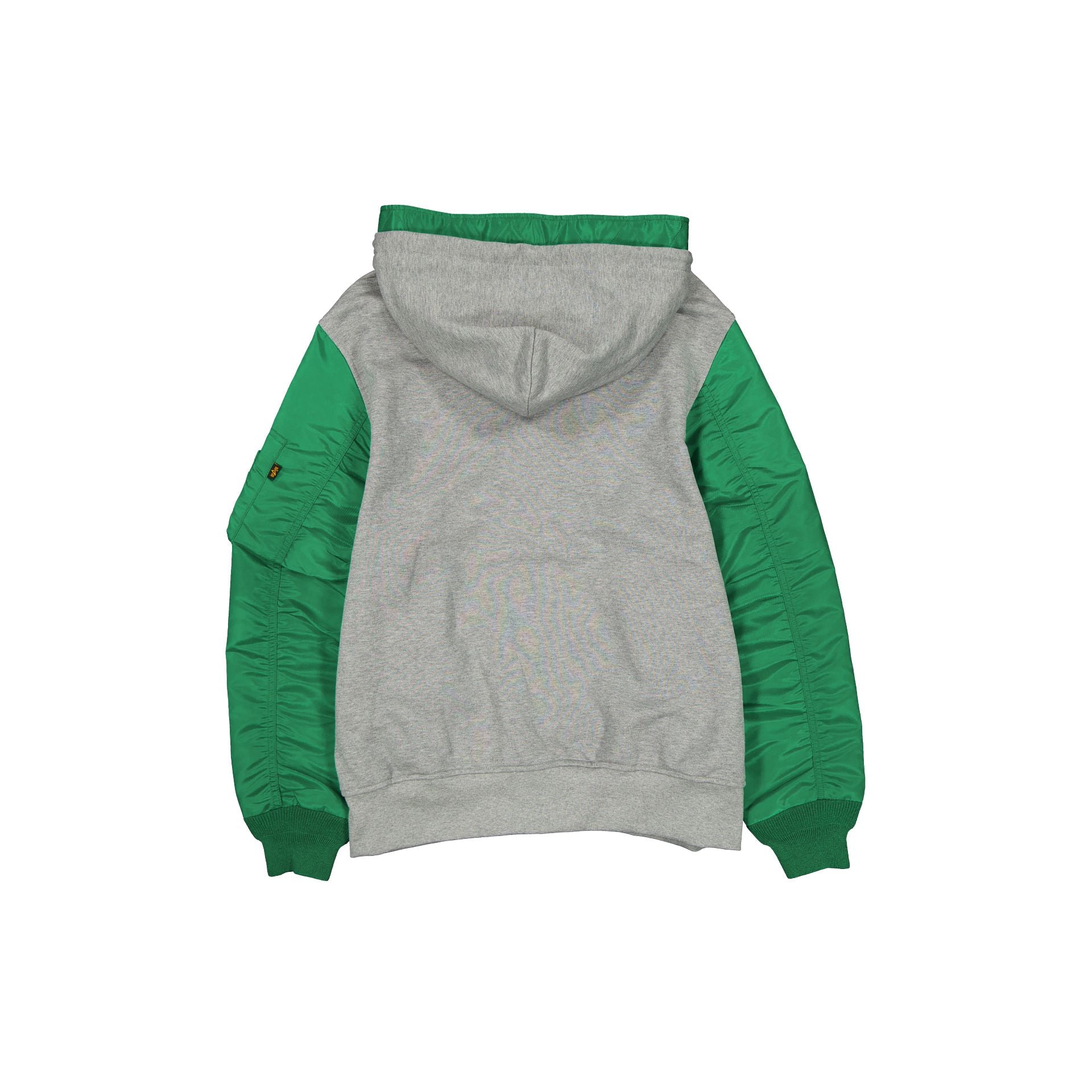 Alpha Industries x Philadelphia Eagles Historic Gray MA-1 Full Zip Fleece Jacket - Image 2