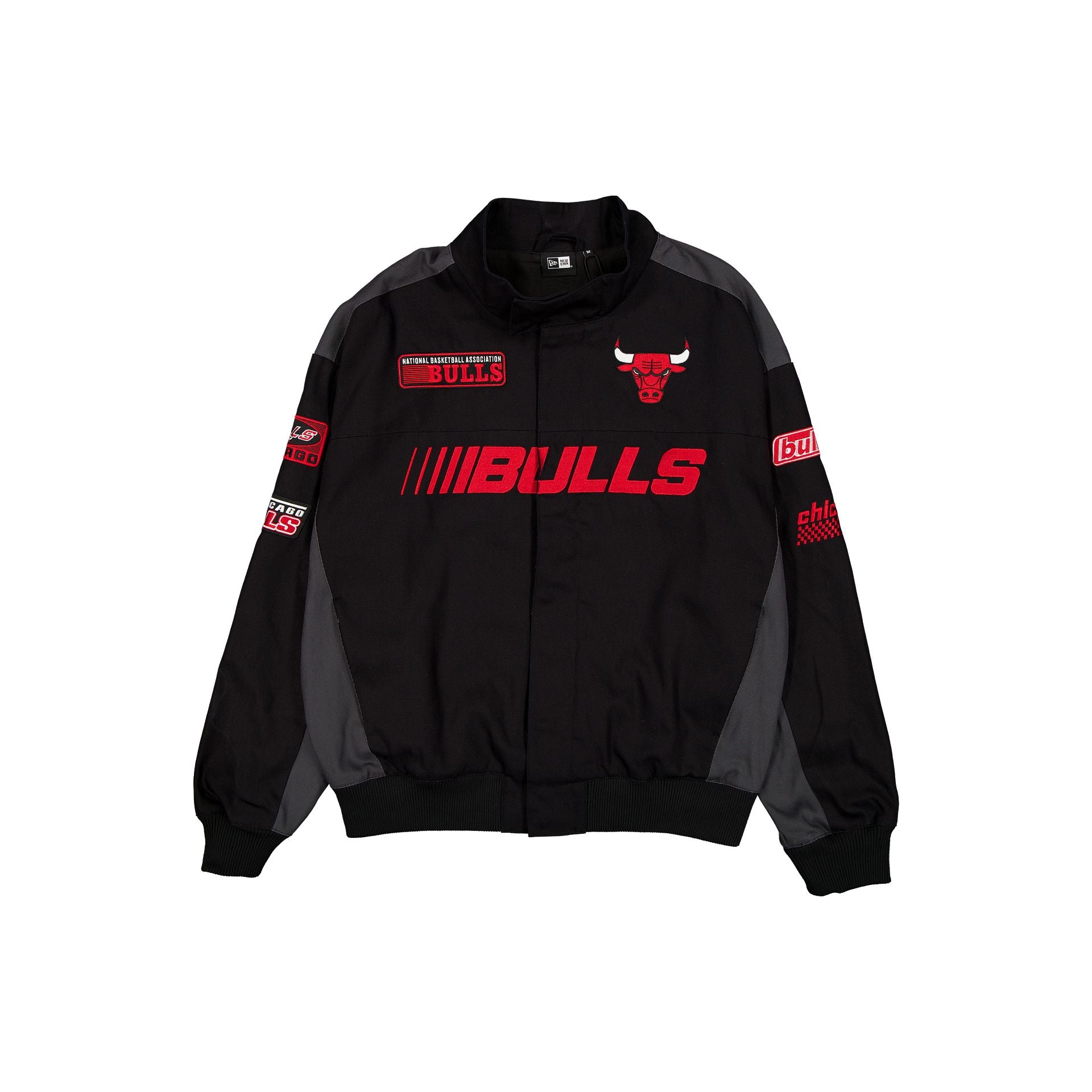 Chicago Bulls Black Motorsports Jacket