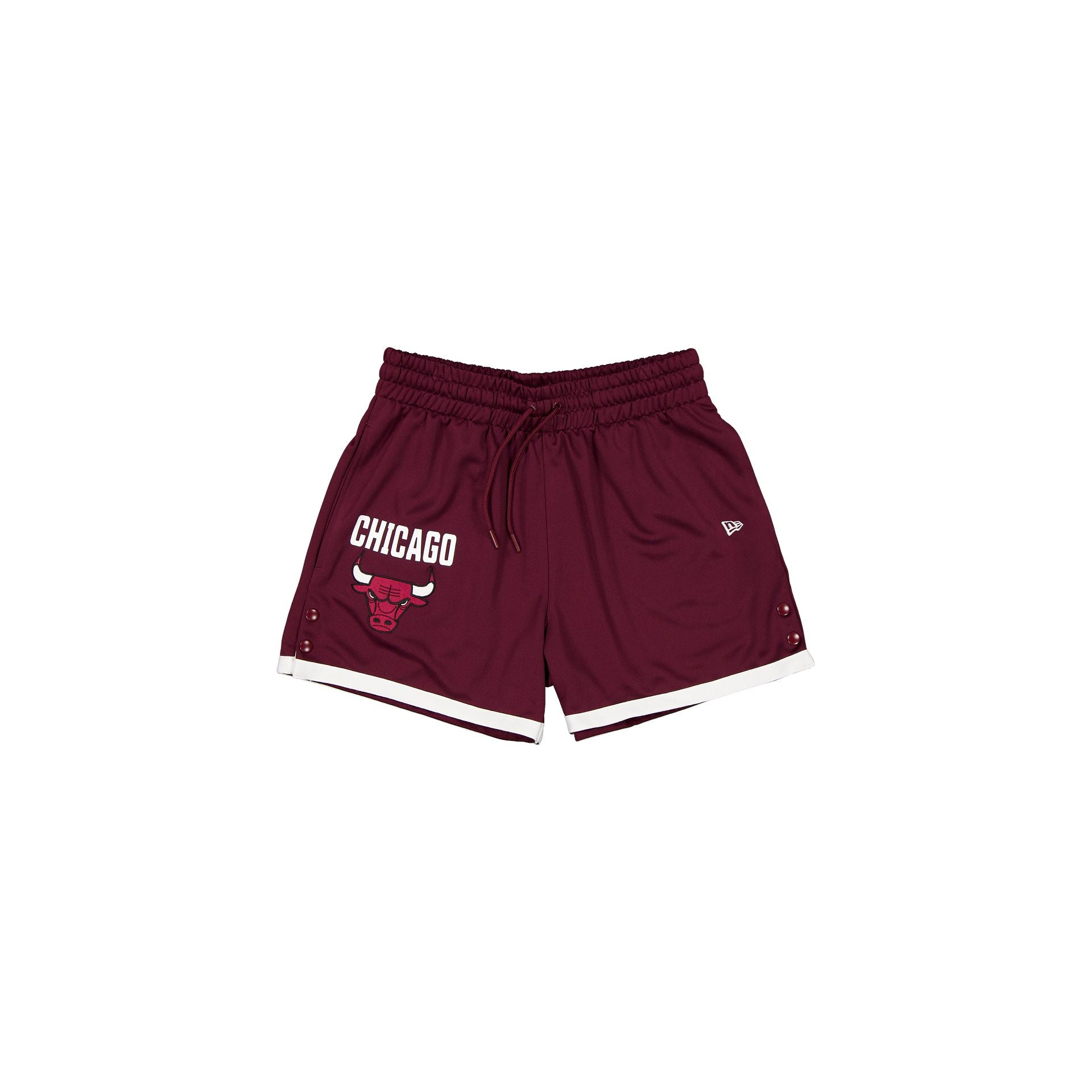 Chicago Bulls Logo Dark Red Shorts
