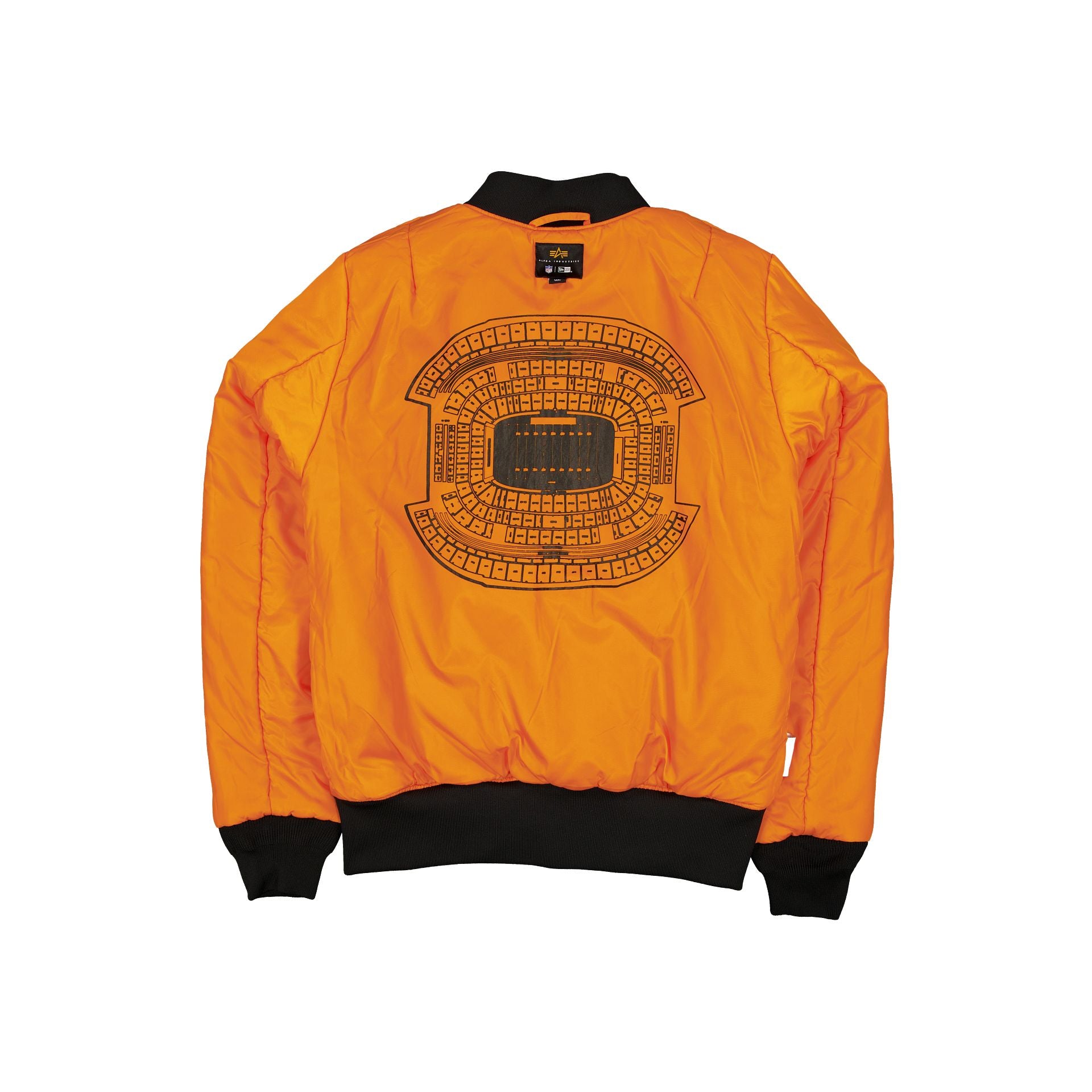 Alpha Industries x Dallas Cowboys Black Camo MA-1 Bomber Jacket - Image 2