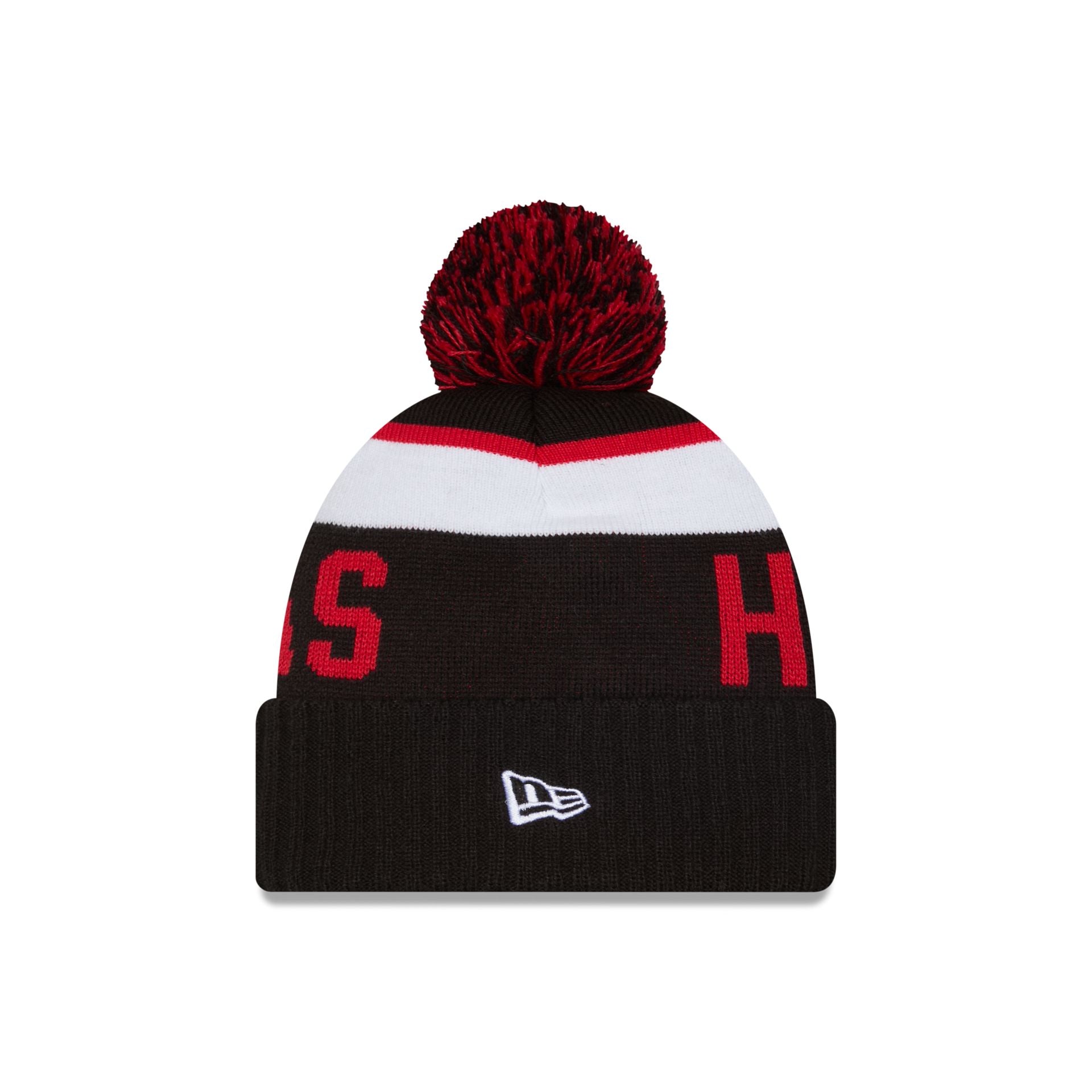 MoneyGram Haas F1 Team Sport Pom Knit Hat - Image 2