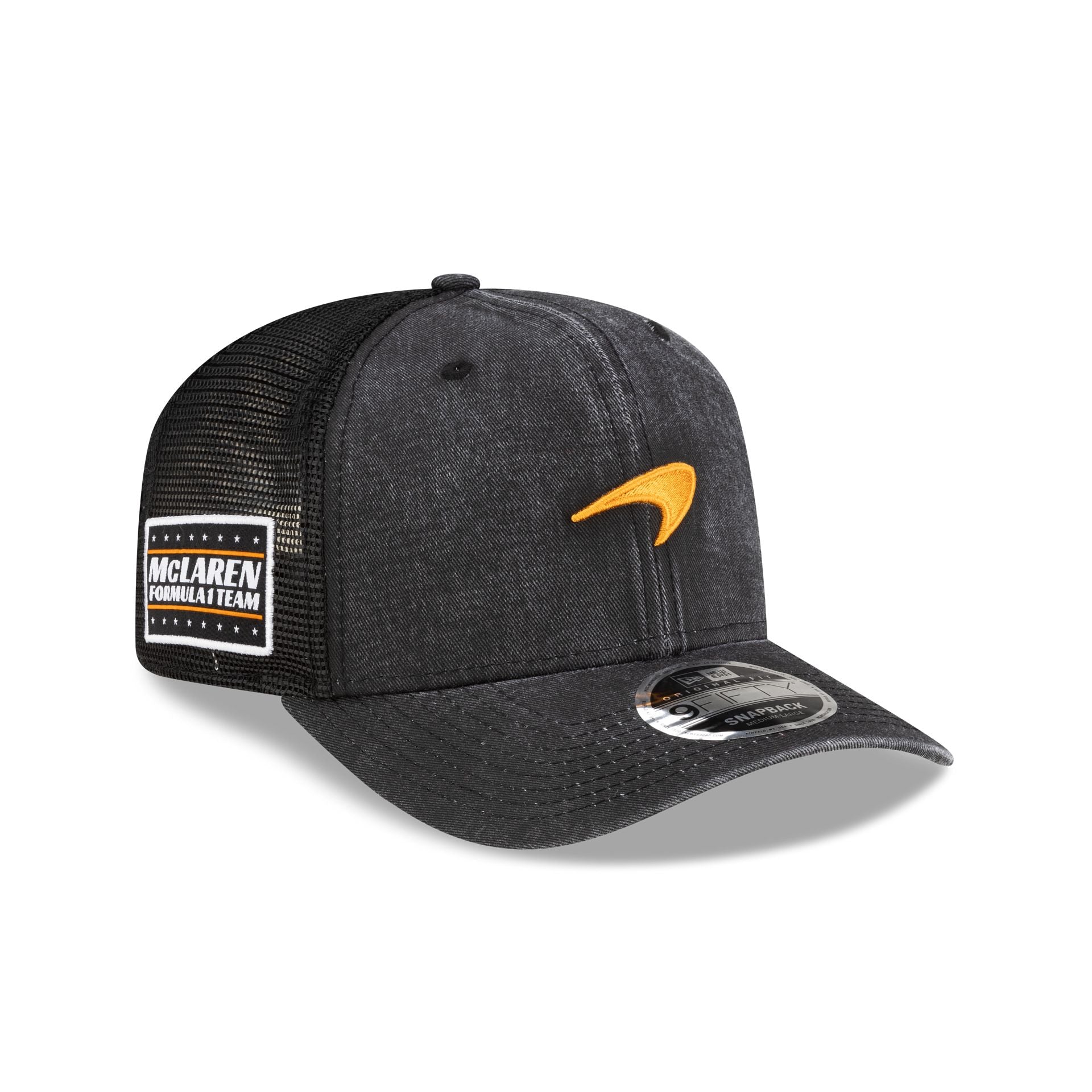 McLaren Formula 1 Team Washed Black 9FIFTY Snapback Hat - Image 3