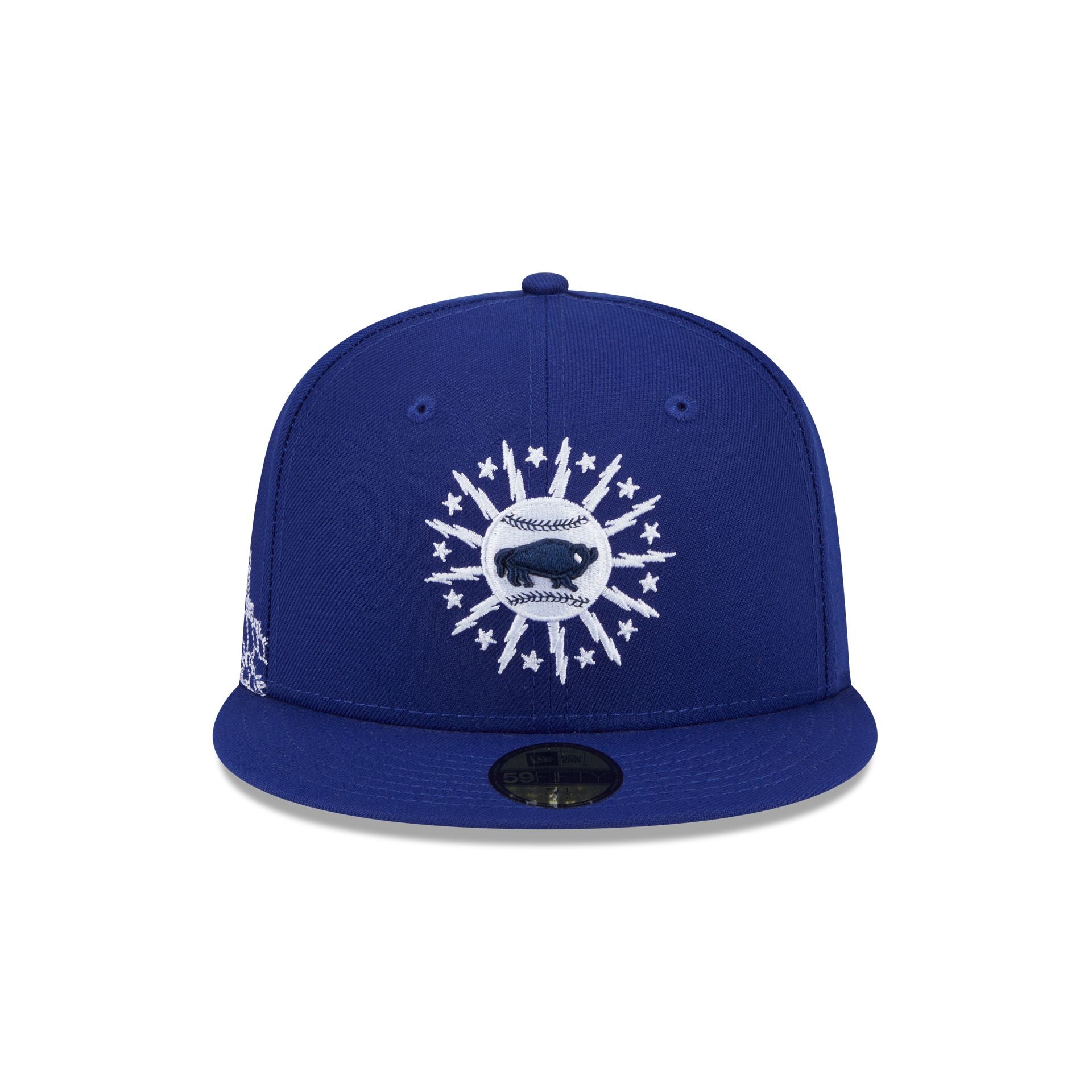 Buffalo Bisons Theme Night Blue 59FIFTY Fitted Hat - Image 2