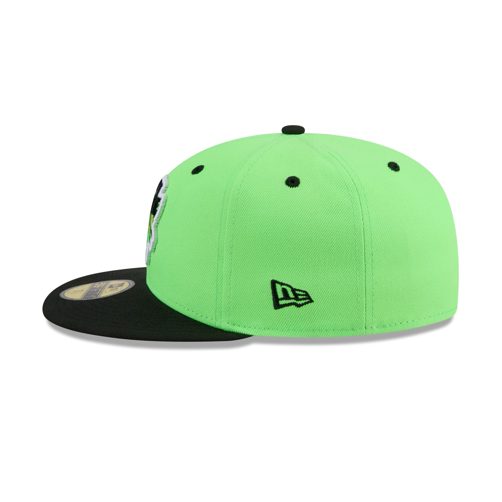 Erie SeaWolves Theme Night Green 59FIFTY Fitted Hat - Image 4