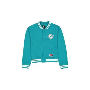Miami Dolphins Throwback Women's Snap Front Jacket