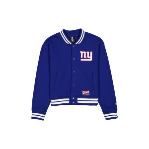 New York Giants Throwback Women's Snap Front Jacket