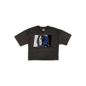 Dallas Mavericks Sport Night Black Cropped Women's T-Shirt