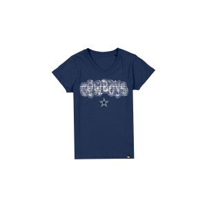 Dallas Cowboys Flip Sequin Girls T-Shirt