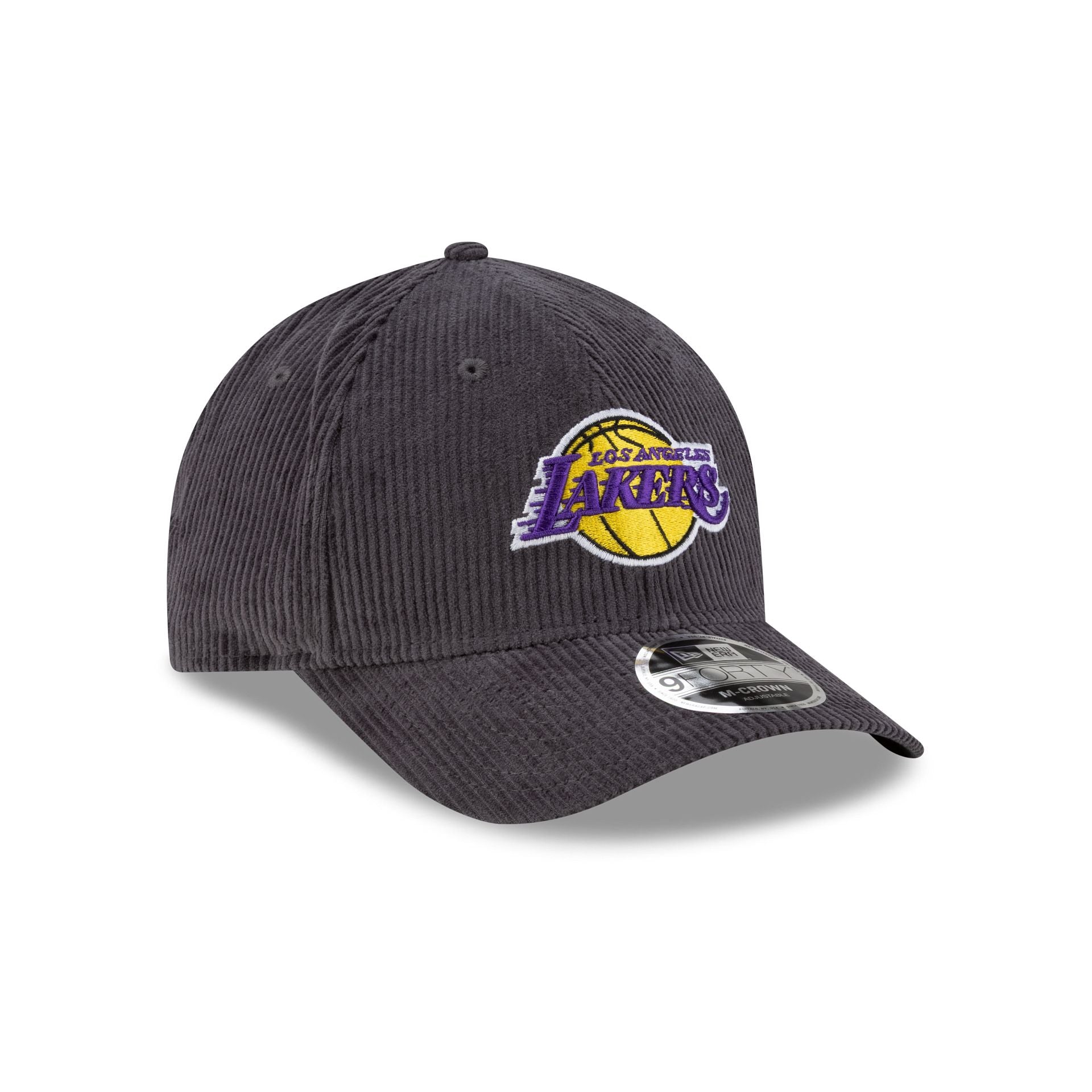Los Angeles Lakers Cord 9FORTY M-Crown Snapback Hat - Image 3