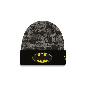 Batman Black Kids Cuff Knit Hat