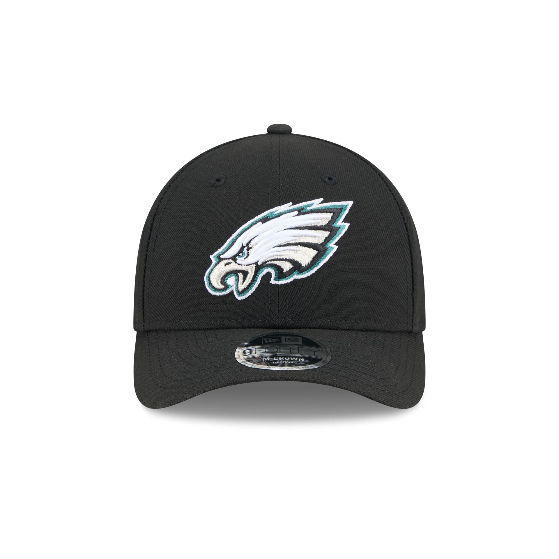 Philadelphia Eagles Team Black 9FORTY M-Crown Snapback Hat - Image 2