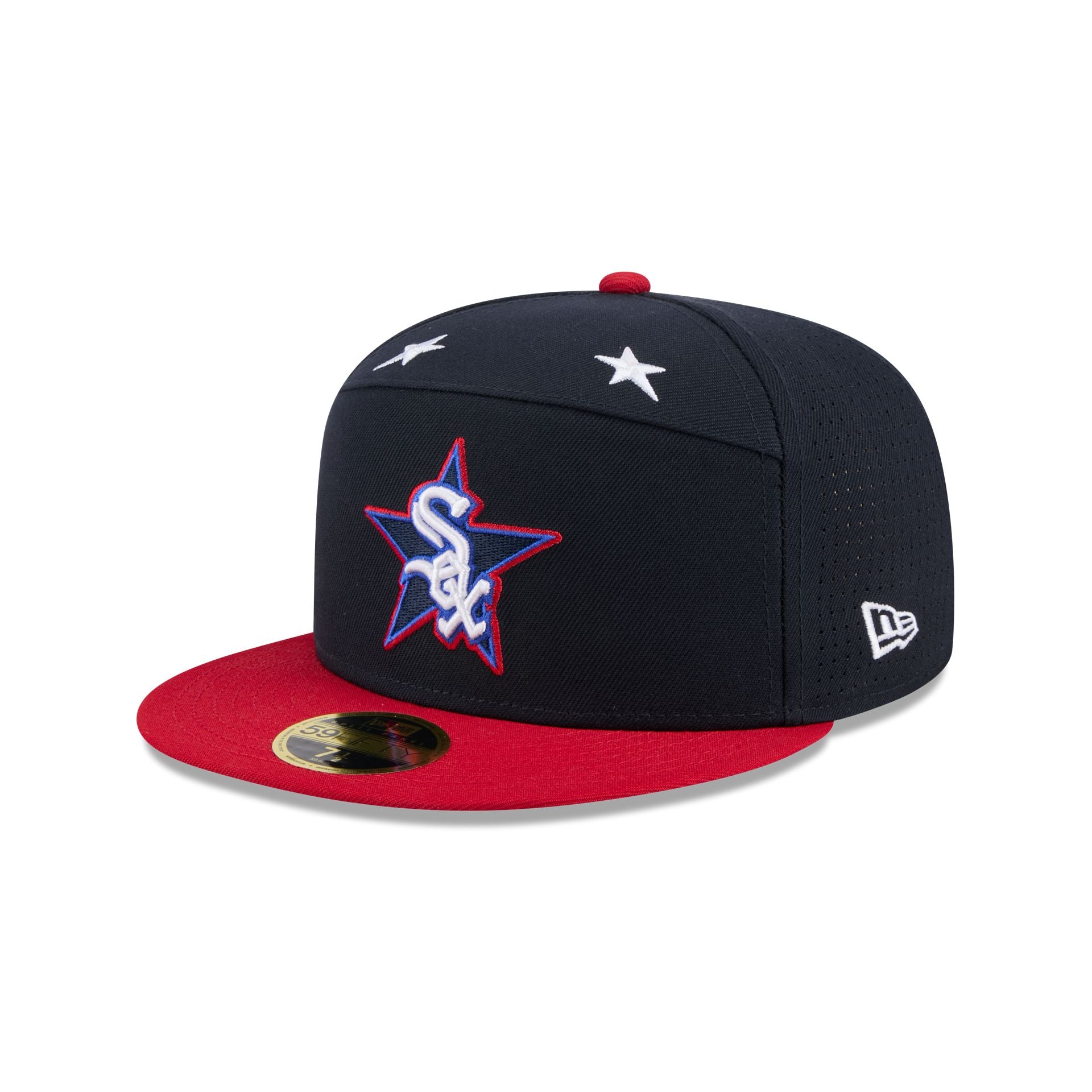 Chicago White Sox 2025 All-Star Game Workout Split Panel 59FIFTY Fitted Hat - Image 3