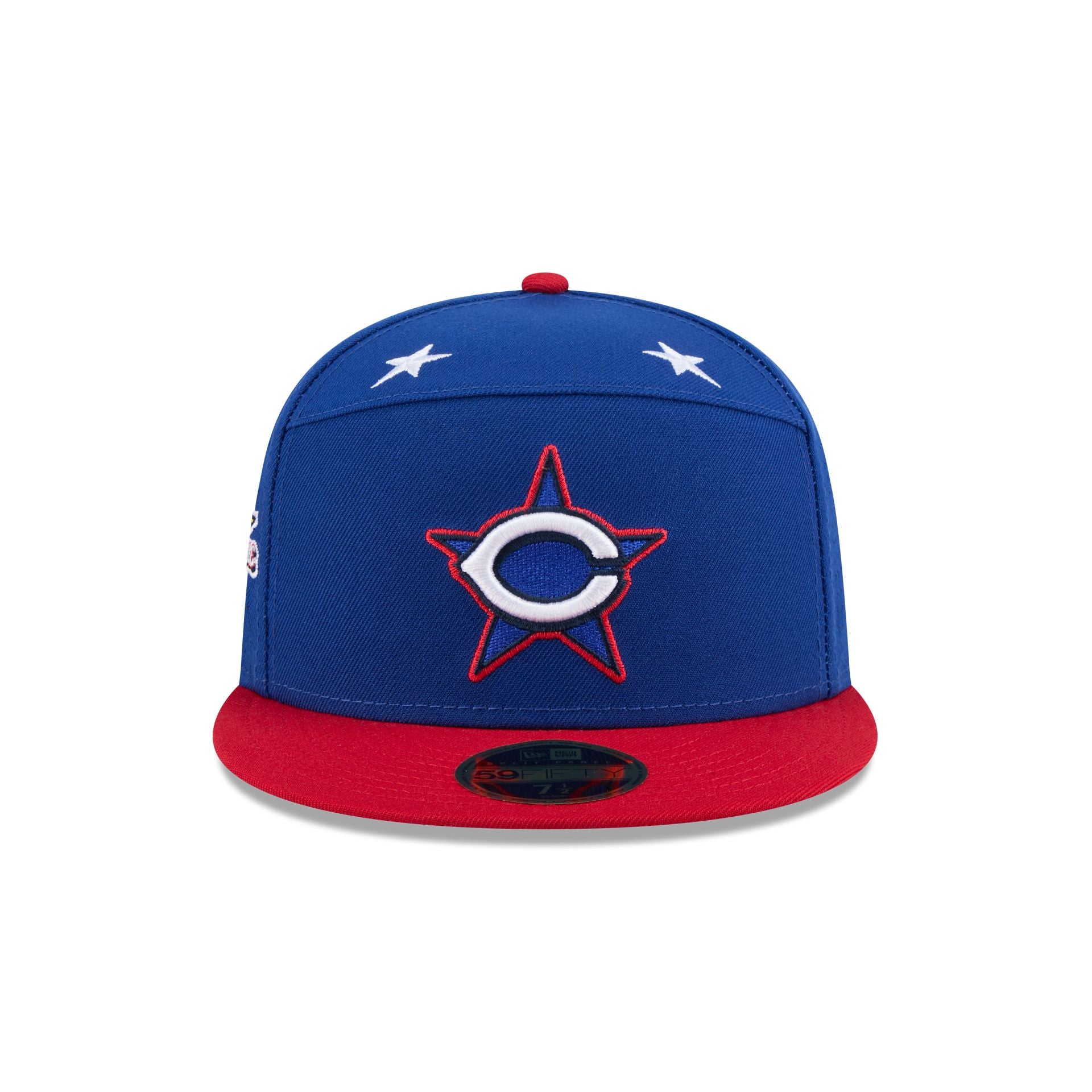 Cincinnati Reds 2025 All-Star Game Workout Split Panel 59FIFTY Fitted Hat - Image 2