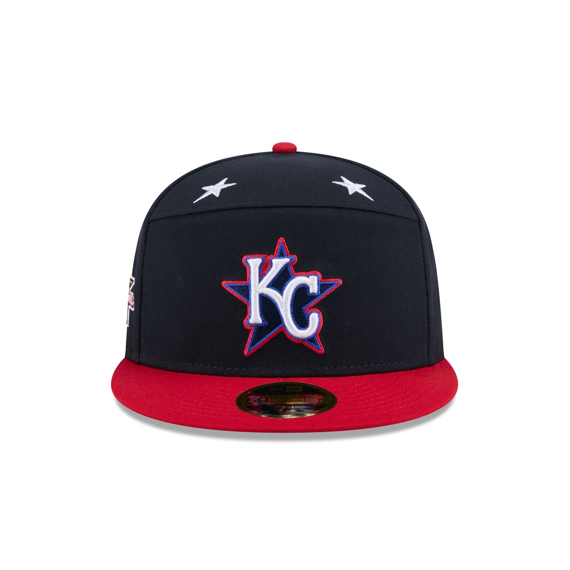 Kansas City Royals 2025 All-Star Game Workout Split Panel 59FIFTY Fitted Hat - Image 2