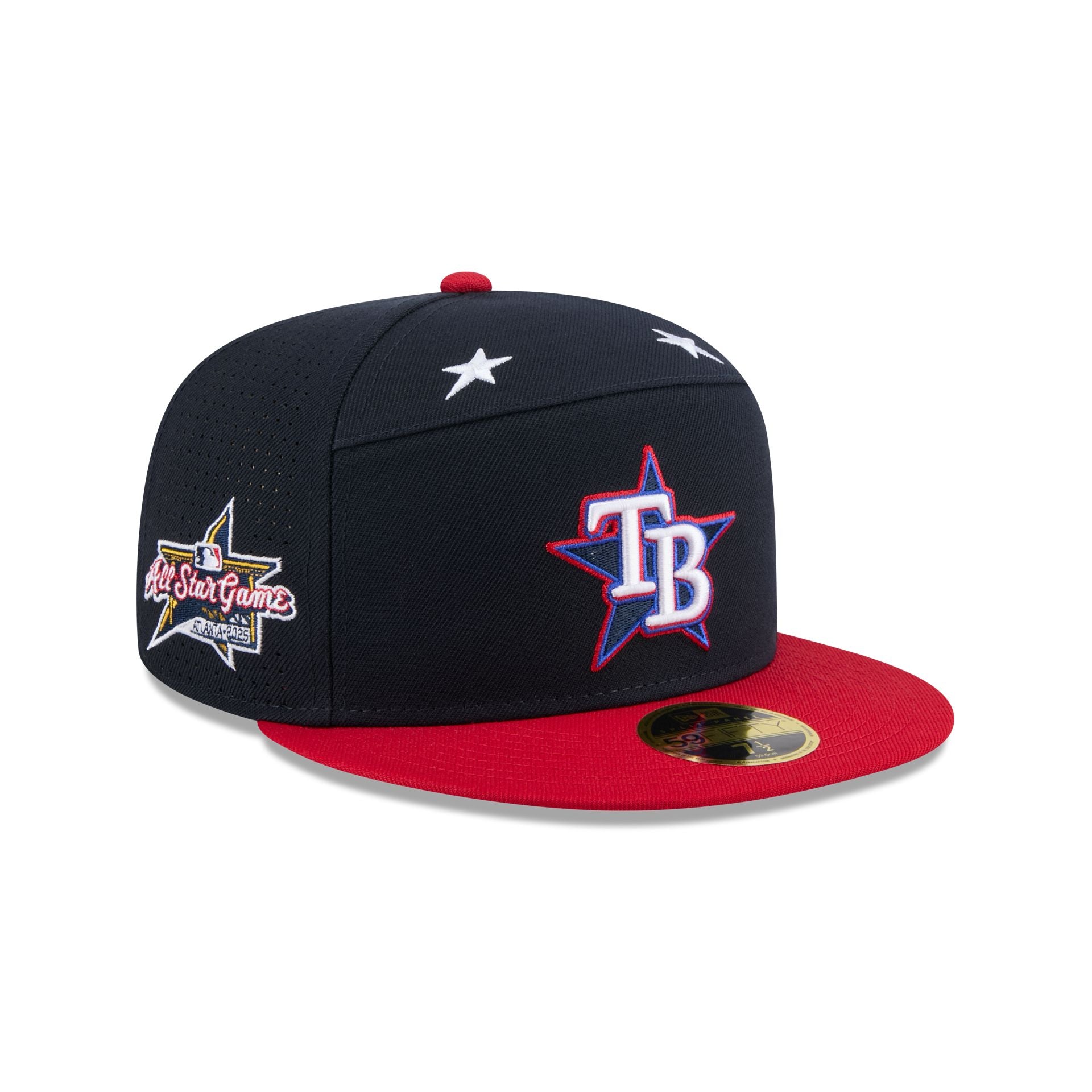 Tampa Bay Rays 2025 All-Star Game Workout Split Panel 59FIFTY Fitted Hat