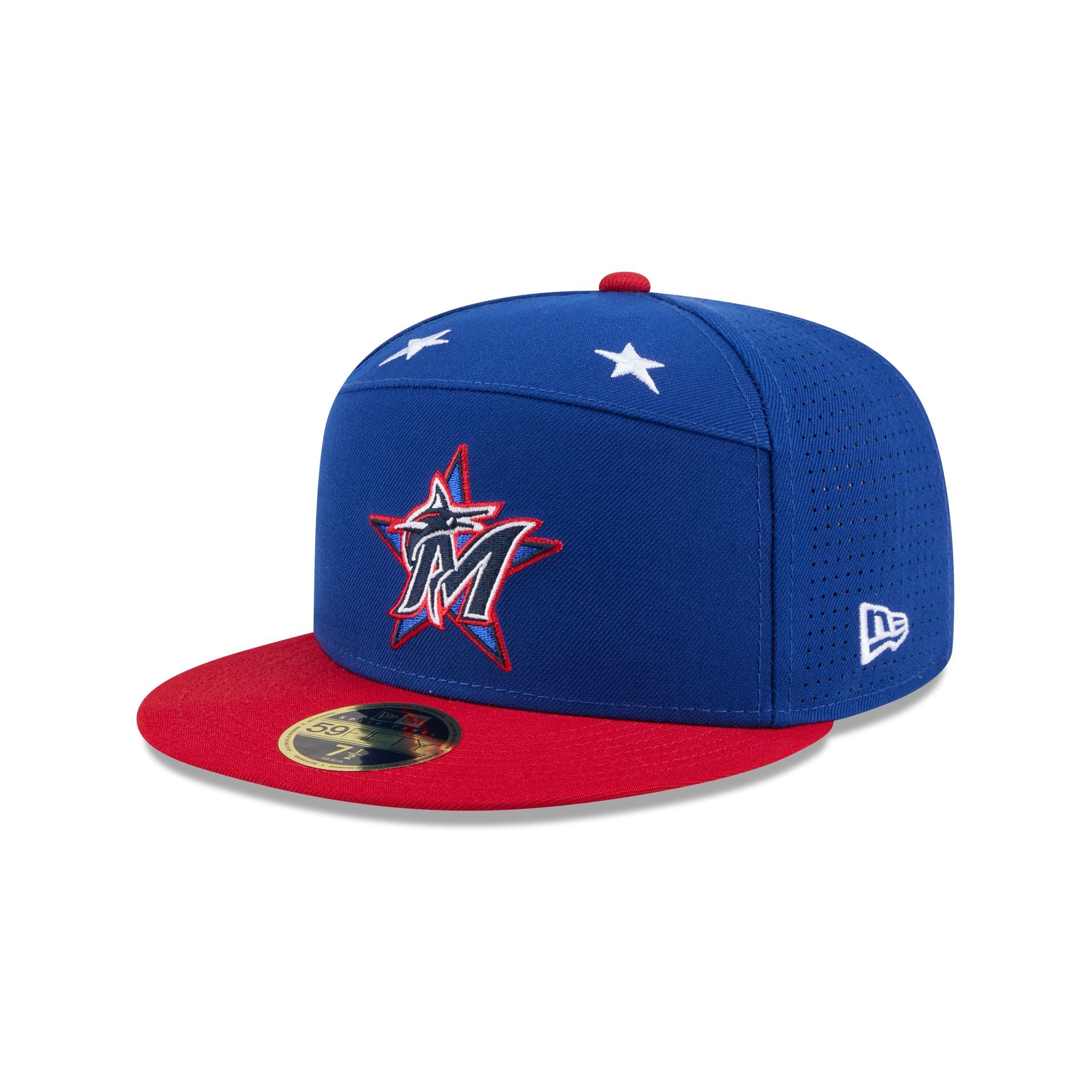 Miami Marlins 2025 All-Star Game Workout Split Panel 59FIFTY Fitted Hat - Image 3