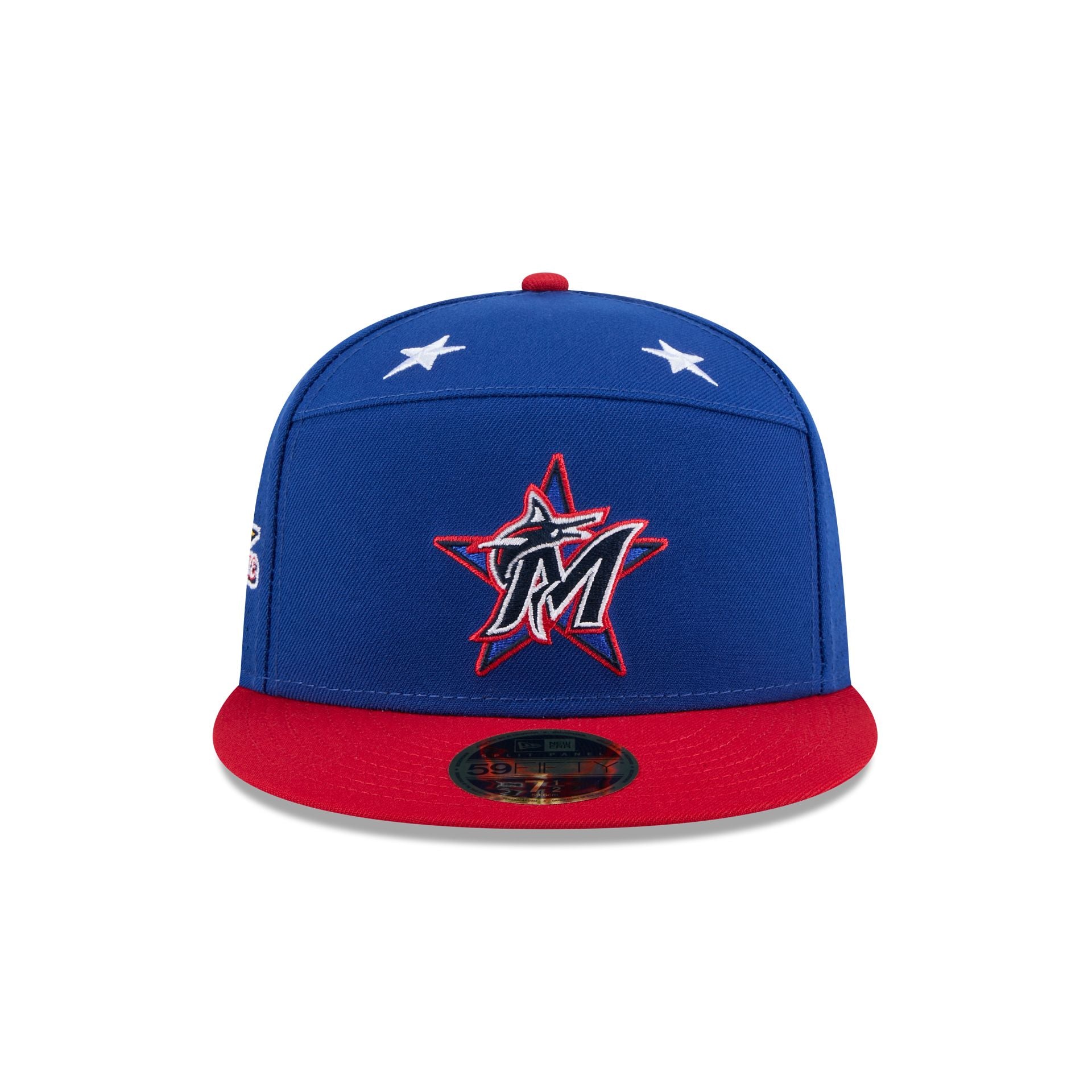 Miami Marlins 2025 All-Star Game Workout Split Panel 59FIFTY Fitted Hat - Image 2