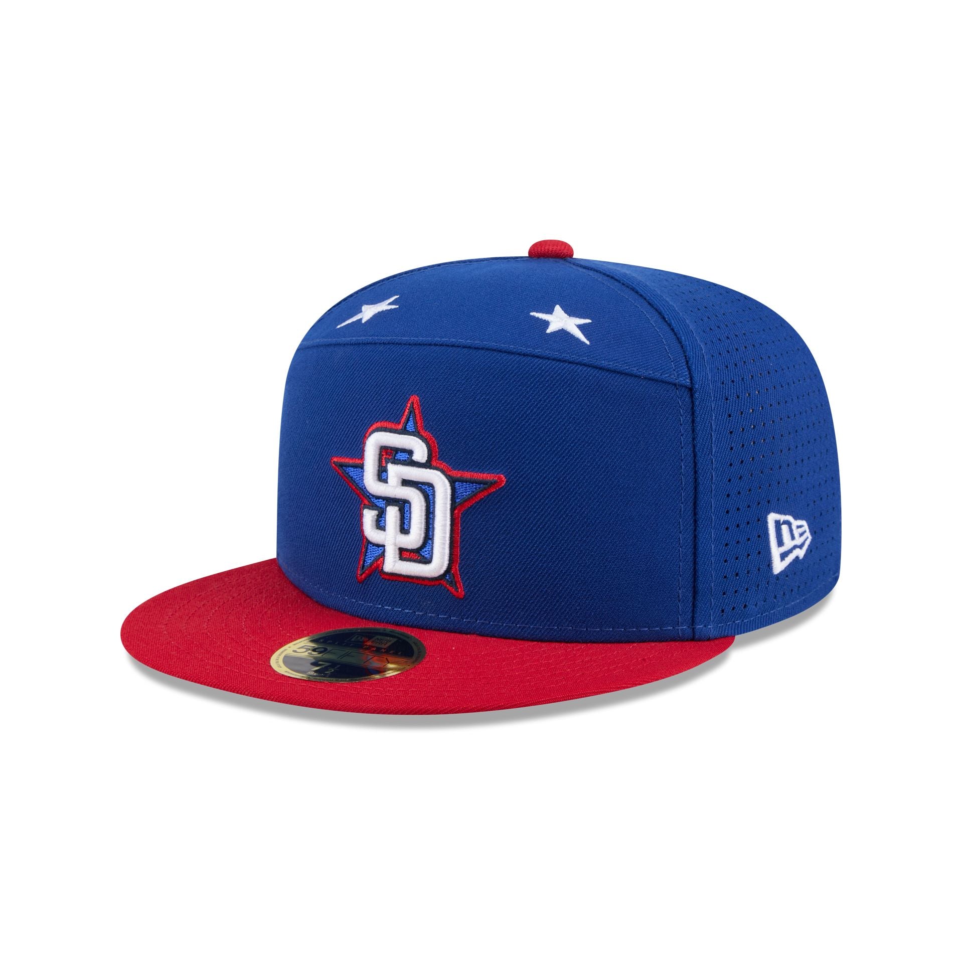 San Diego Padres 2025 All-Star Game Workout Split Panel 59FIFTY Fitted Hat - Image 3
