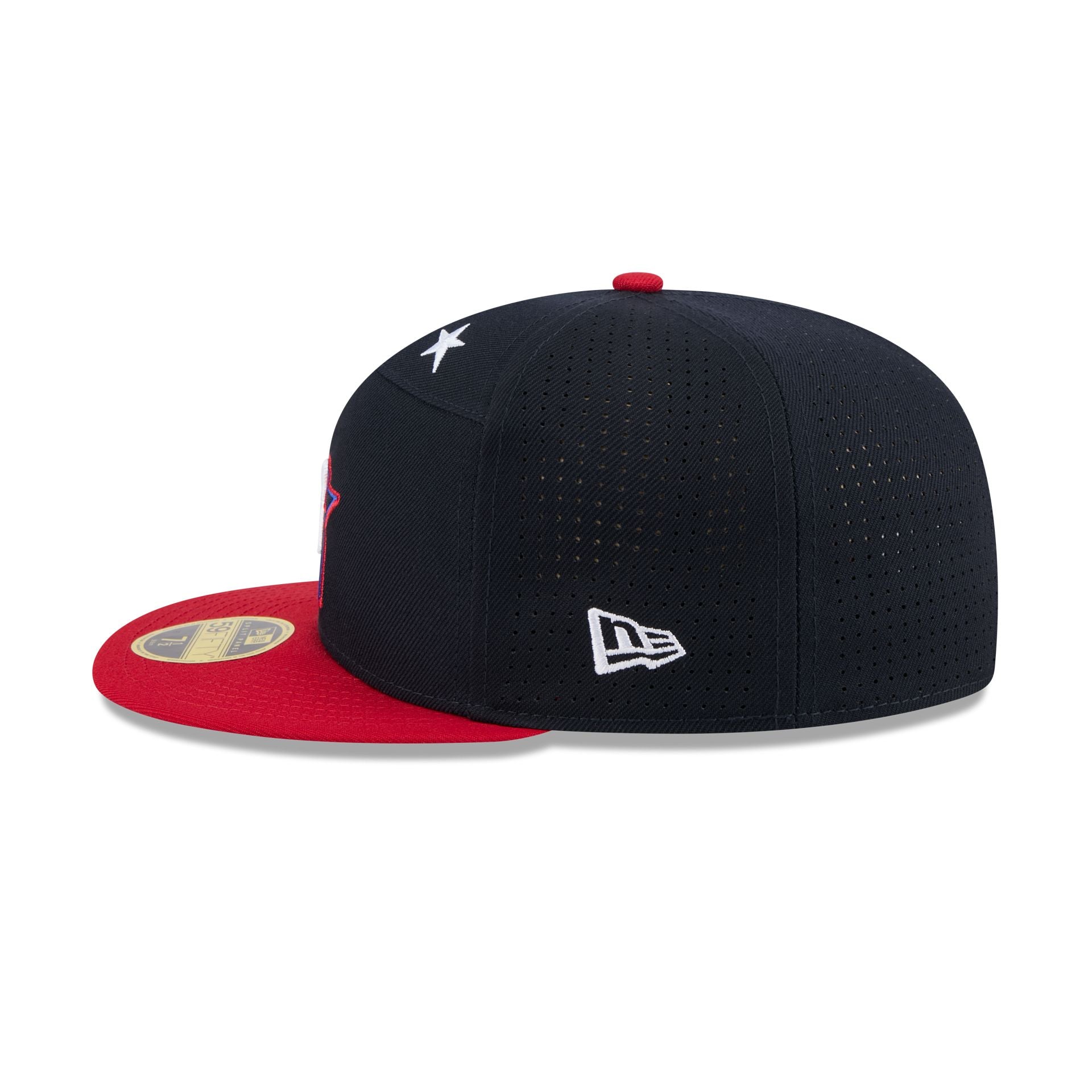 Texas Rangers 2025 All-Star Game Workout Split Panel 59FIFTY Fitted Hat - Image 5