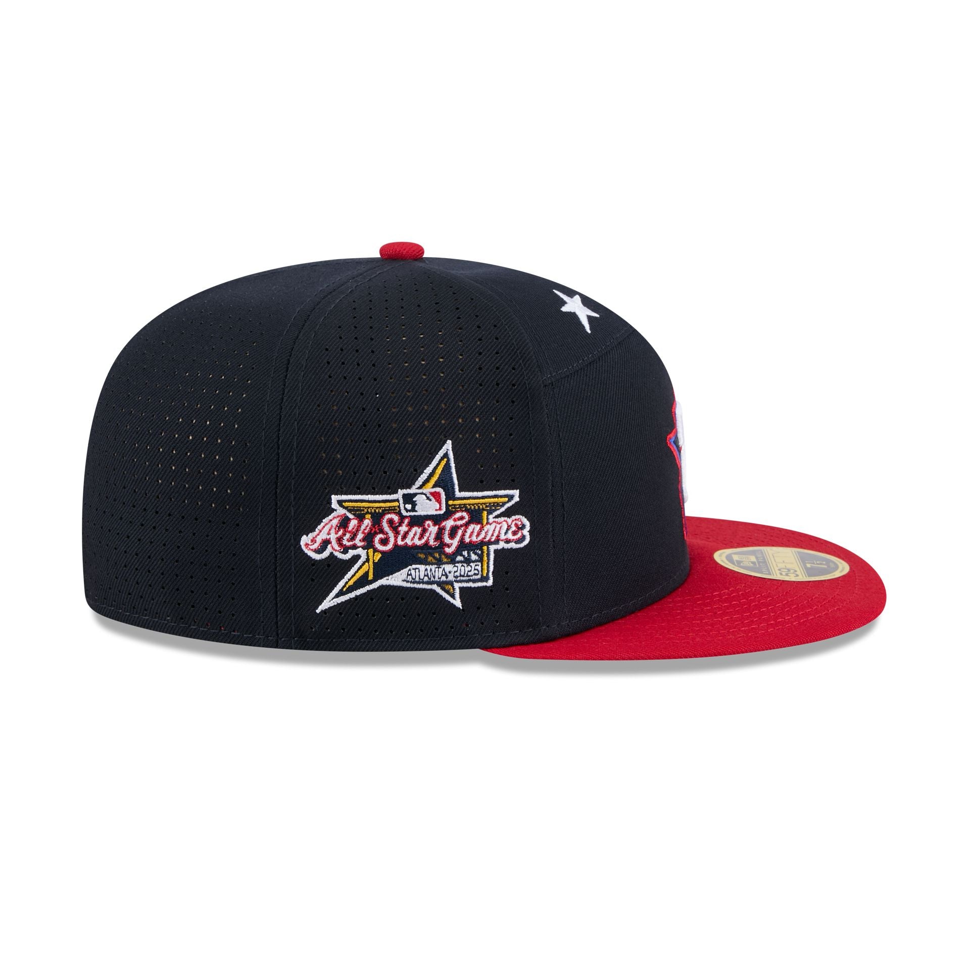 Texas Rangers 2025 All-Star Game Workout Split Panel 59FIFTY Fitted Hat - Image 4