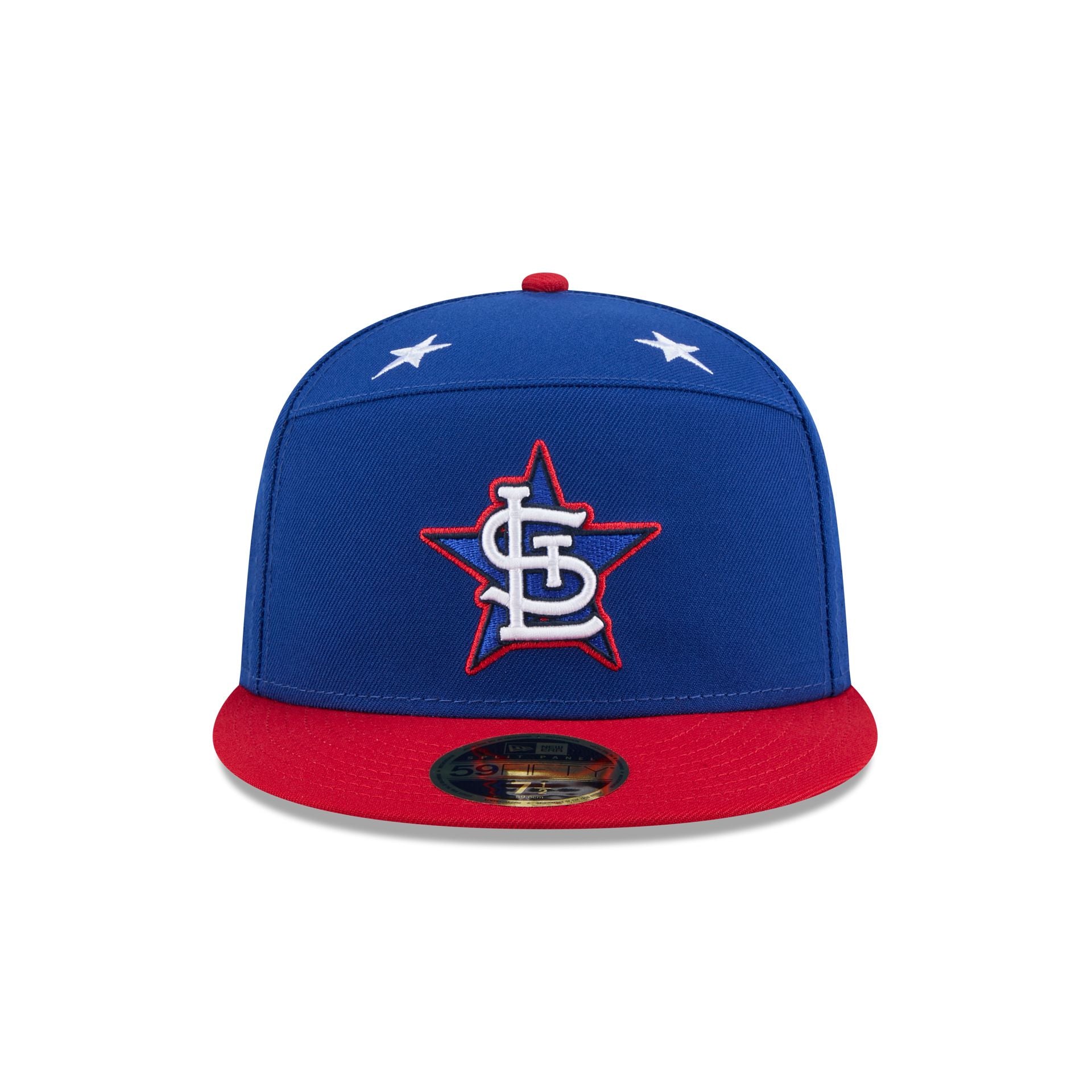 St. Louis Cardinals 2025 All-Star Game Workout Split Panel 59FIFTY Fitted Hat - Image 2