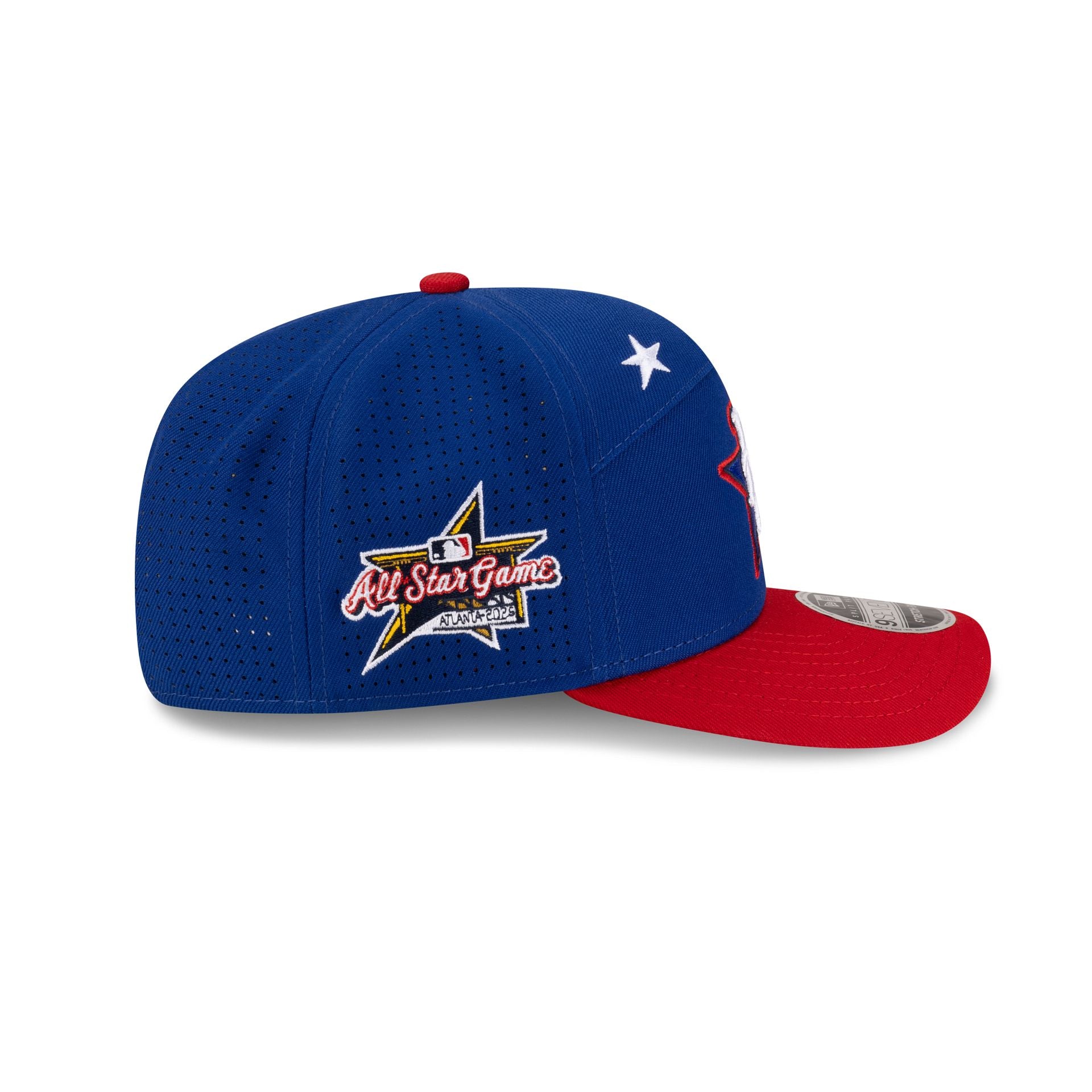 New York Mets 2025 All-Star Game Workout Split Panel 9SEVENTY Stretch-Snap Hat - Image 4