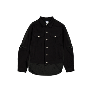 New Era Branded Mutation Black Denim Jacket