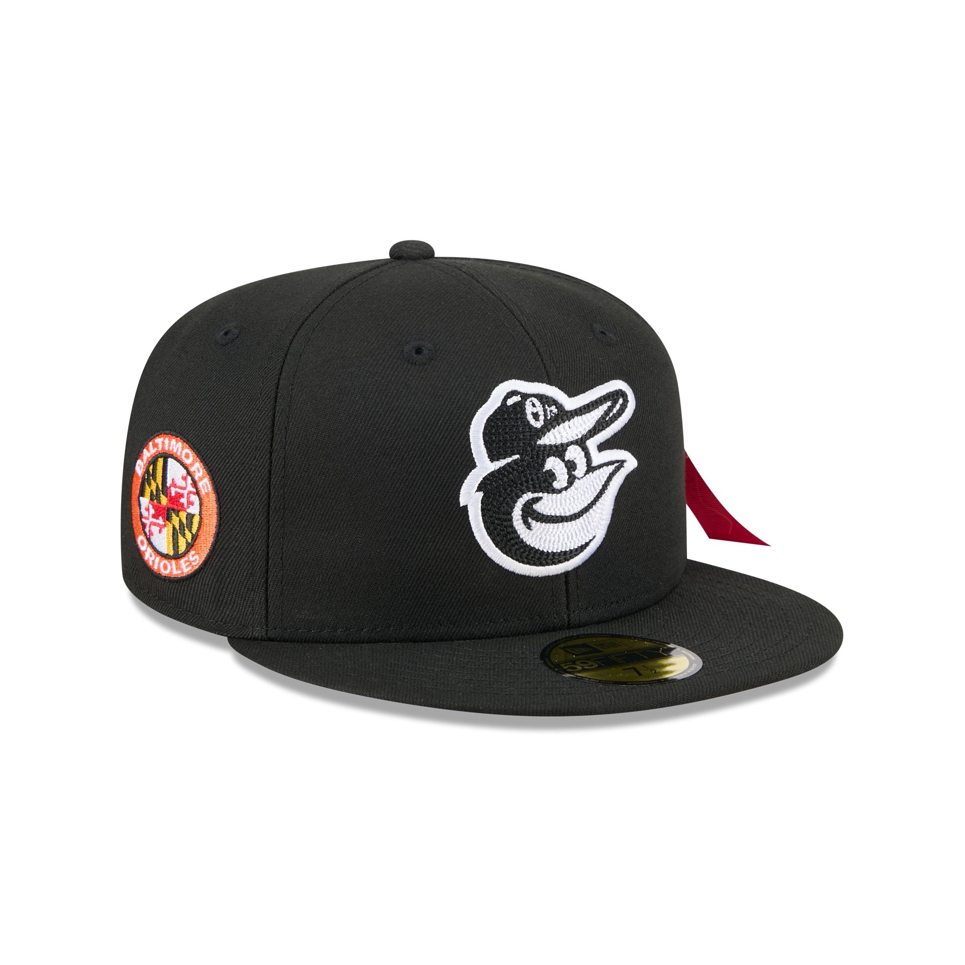 Alpha Industries x Baltimore Orioles Black 59FIFTY Fitted Hat - Image 3