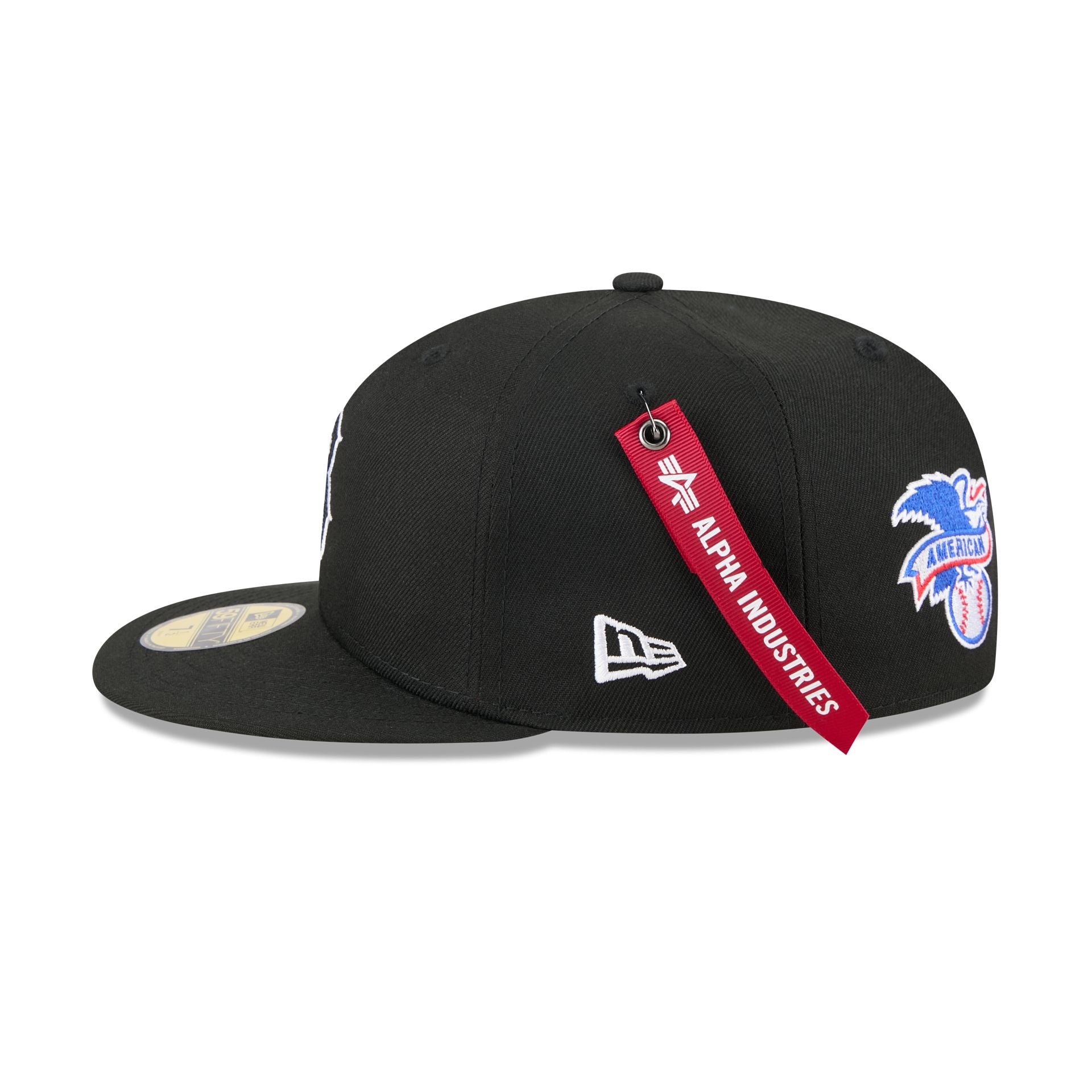 Alpha Industries x Boston Red Sox Black 59FIFTY Fitted Hat - Image 4