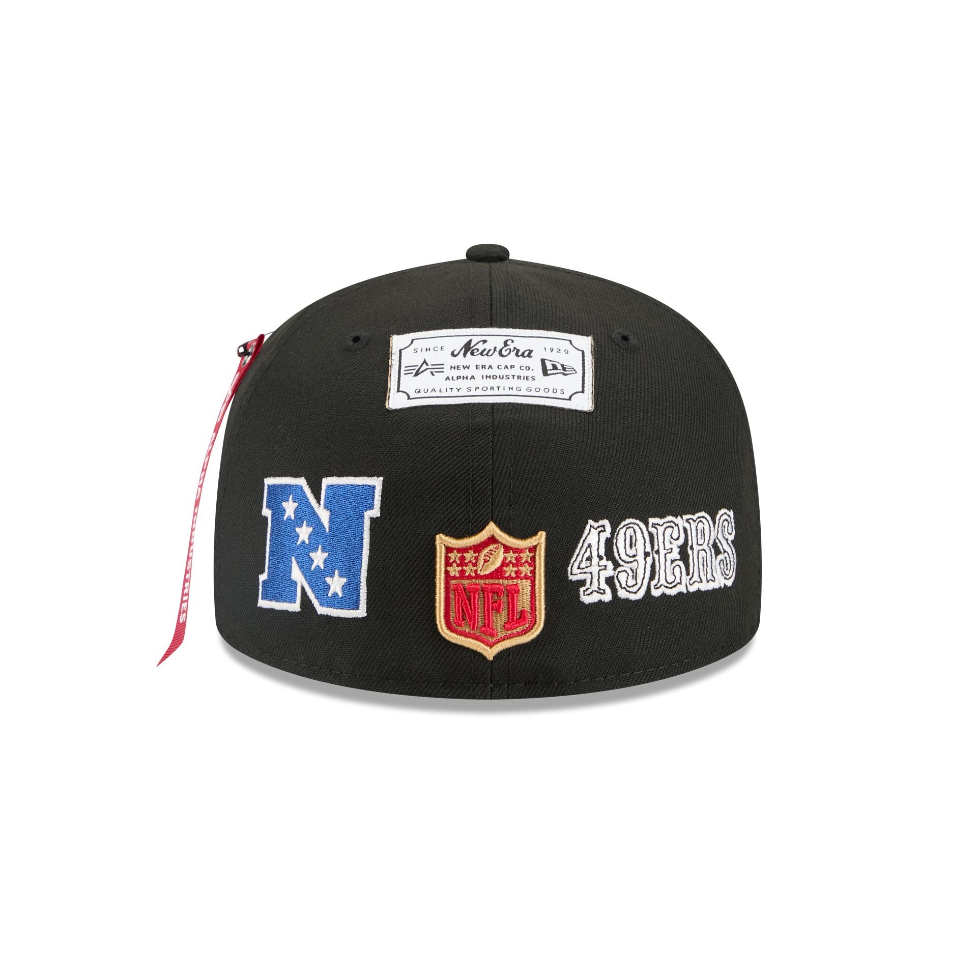 Alpha Industries x San Francisco 49ers Black 59FIFTY Fitted Hat - Image 6