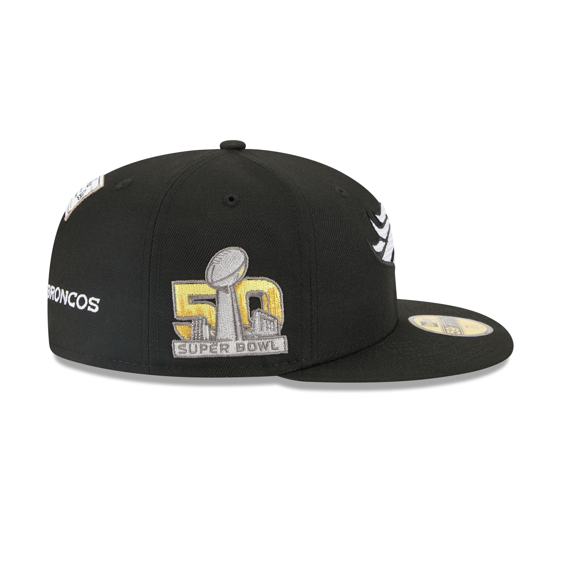 Alpha Industries x Denver Broncos Black 59FIFTY Fitted Hat - Image 5