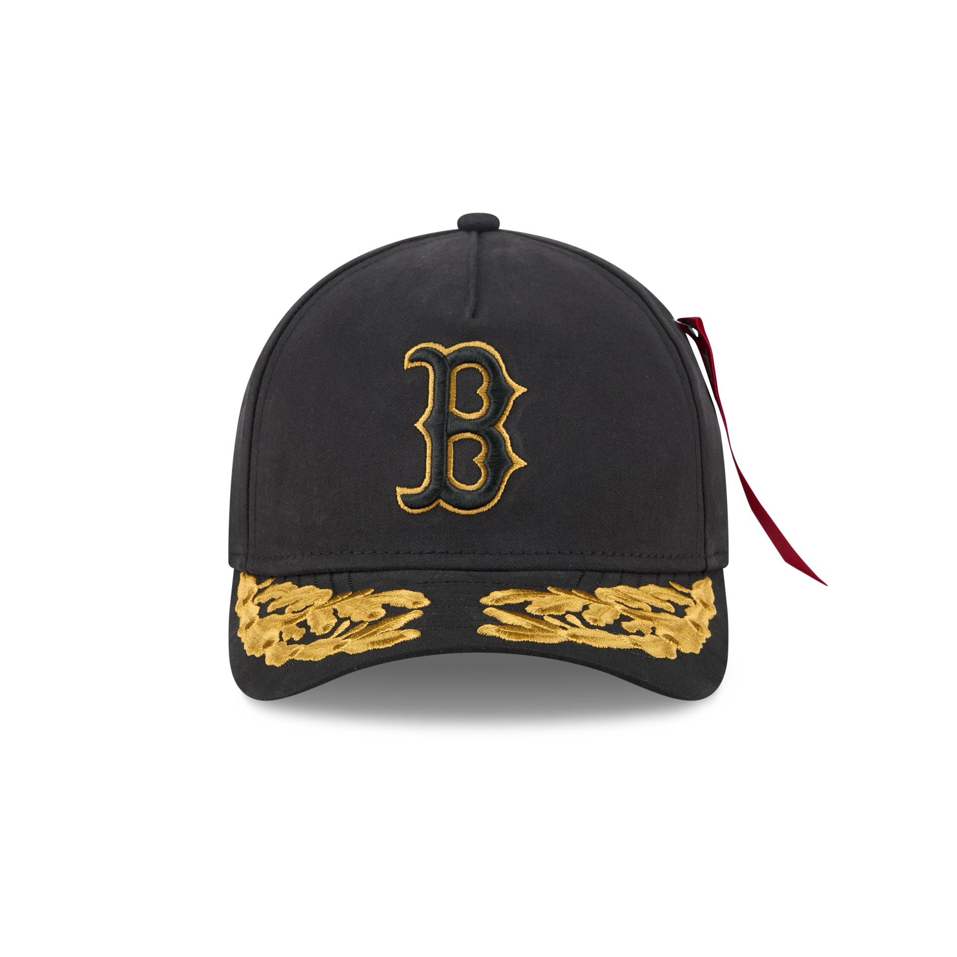 Alpha Industries x Boston Red Sox Black 9FORTY M-Crown A-Frame Snapback Hat - Image 2