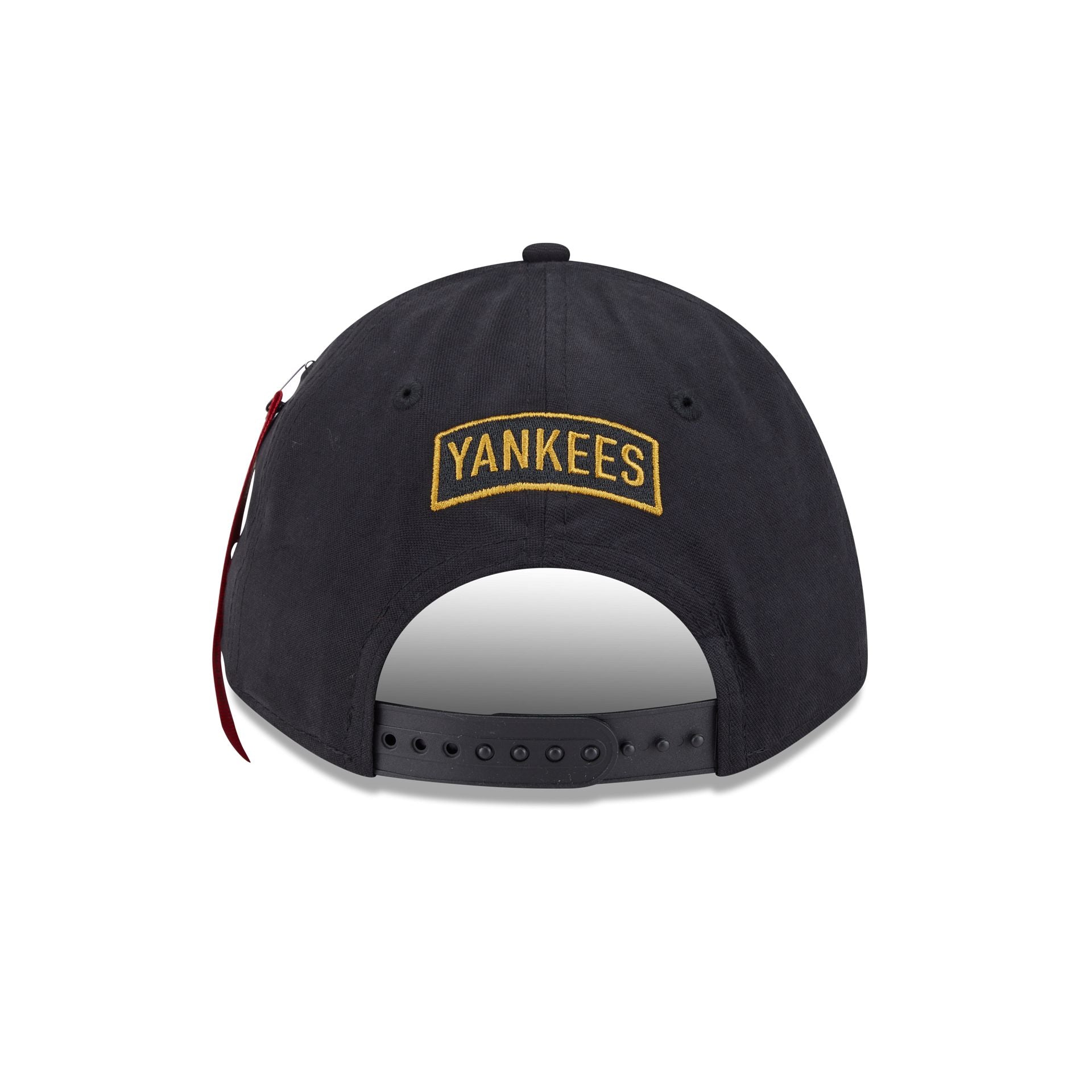 Alpha Industries x New York Yankees Black 9FORTY M-Crown A-Frame Snapback Hat - Image 6
