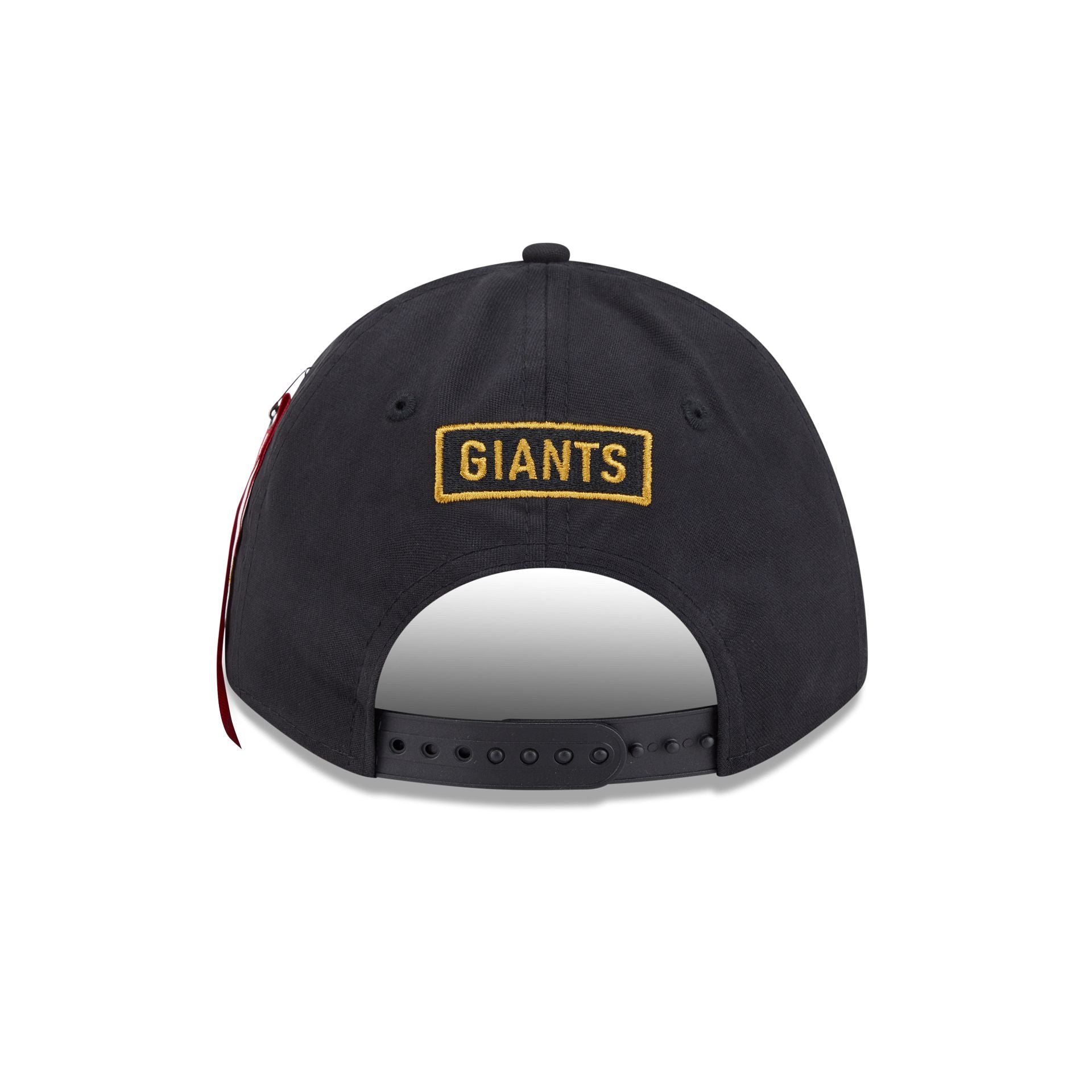Alpha Industries x San Francisco Giants Black 9FORTY M-Crown A-Frame Snapback Hat - Image 6