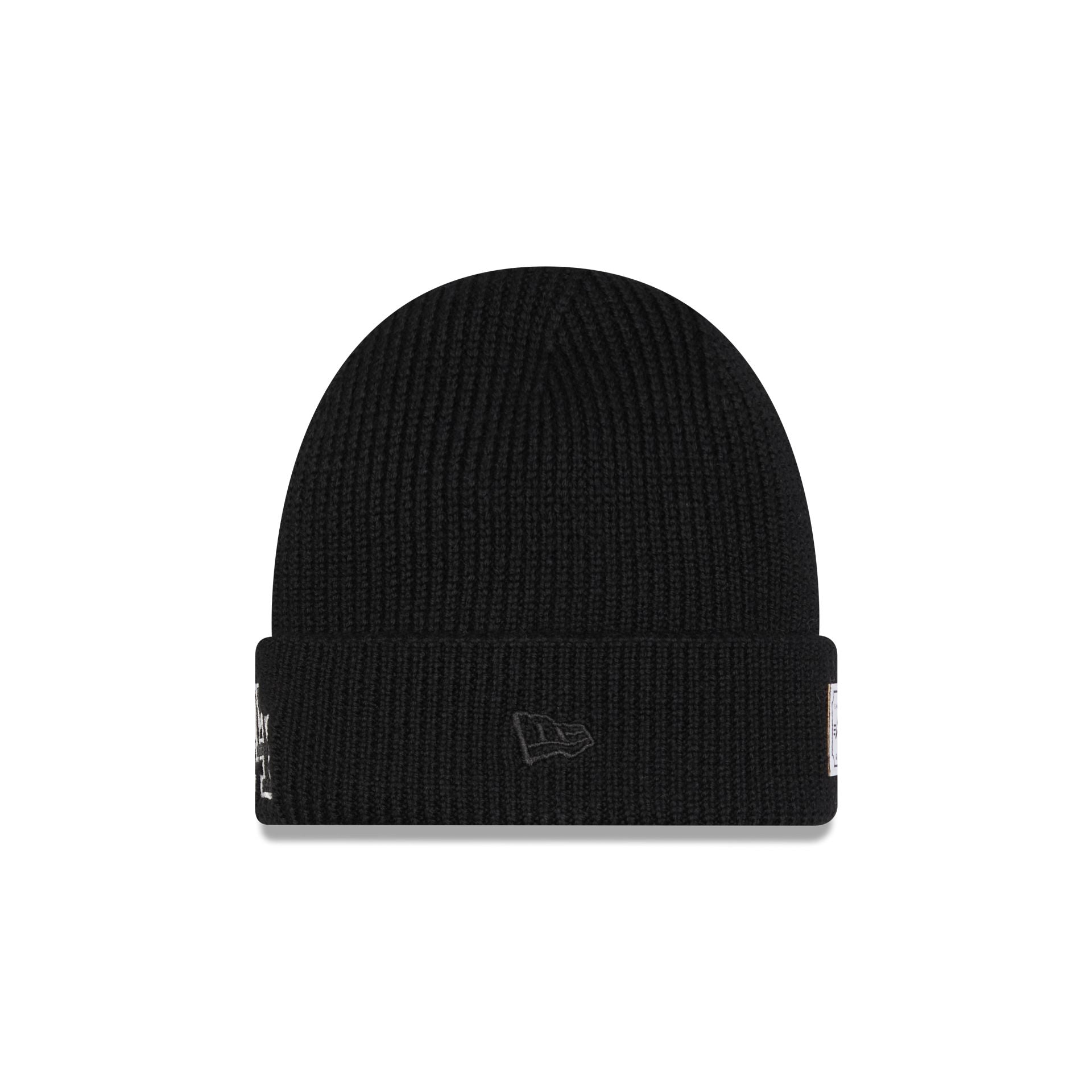 Alpha Industries x Los Angeles Dodgers Black Cuff Knit Hat - Image 2