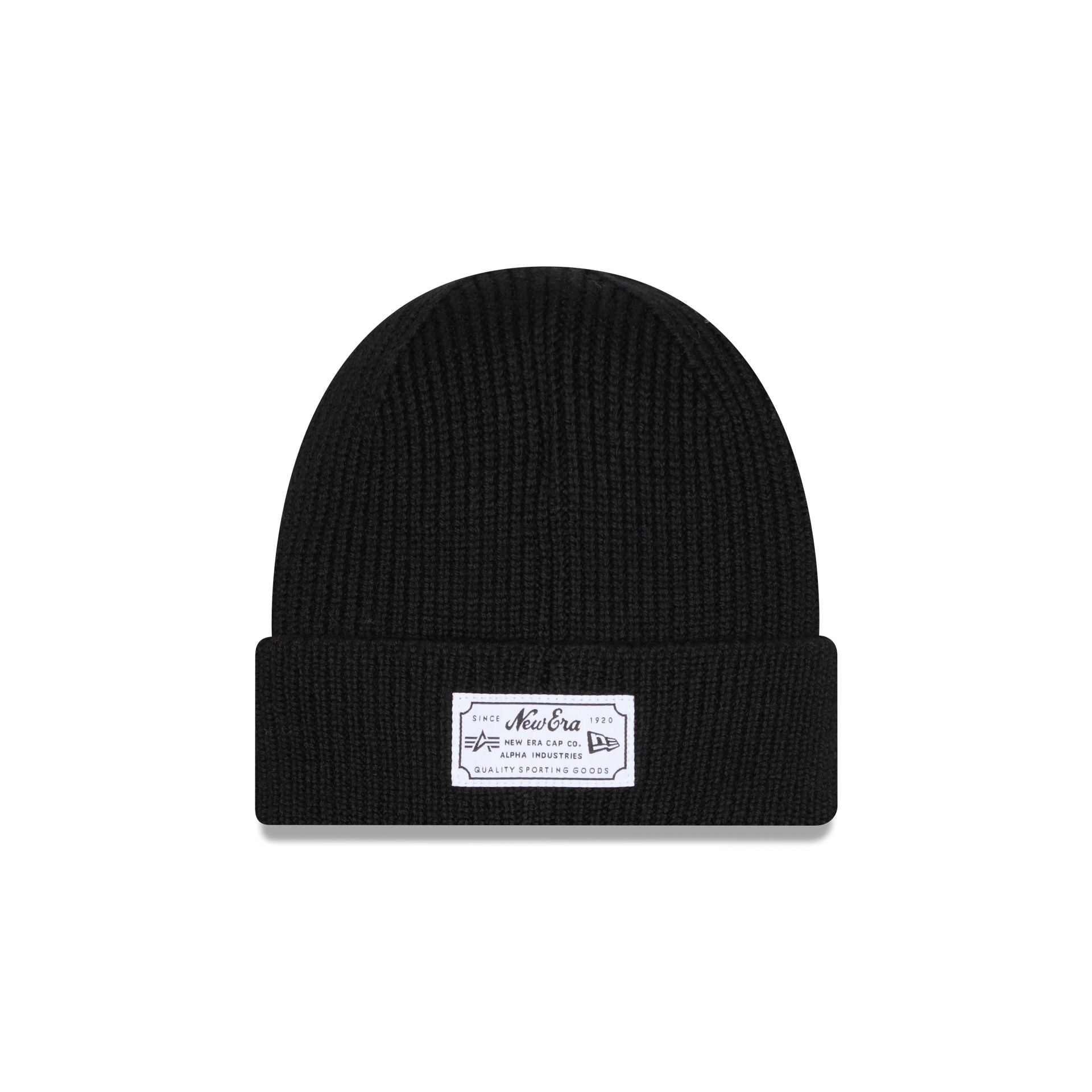 Alpha Industries x Los Angeles Angels Black Cuff Knit Hat - Image 3