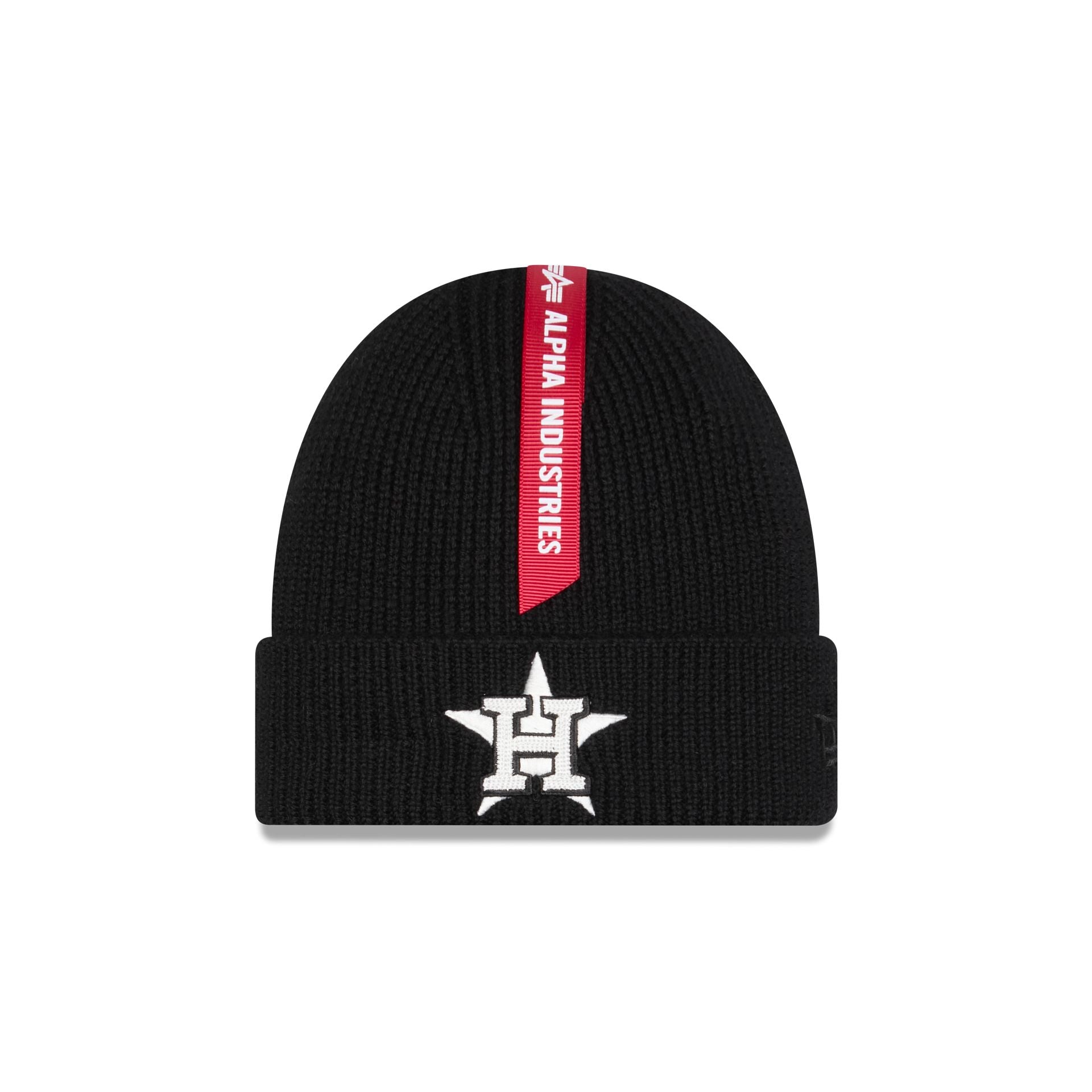 Alpha Industries x Houston Astros Black Cuff Knit Hat