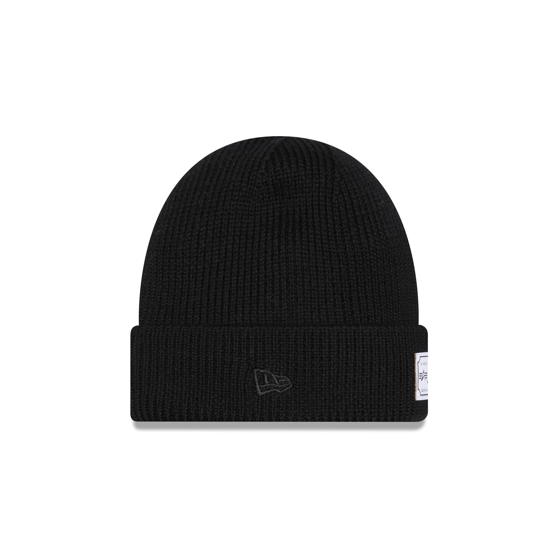 Alpha Industries x Milwaukee Brewers Black Cuff Knit Hat - Image 2