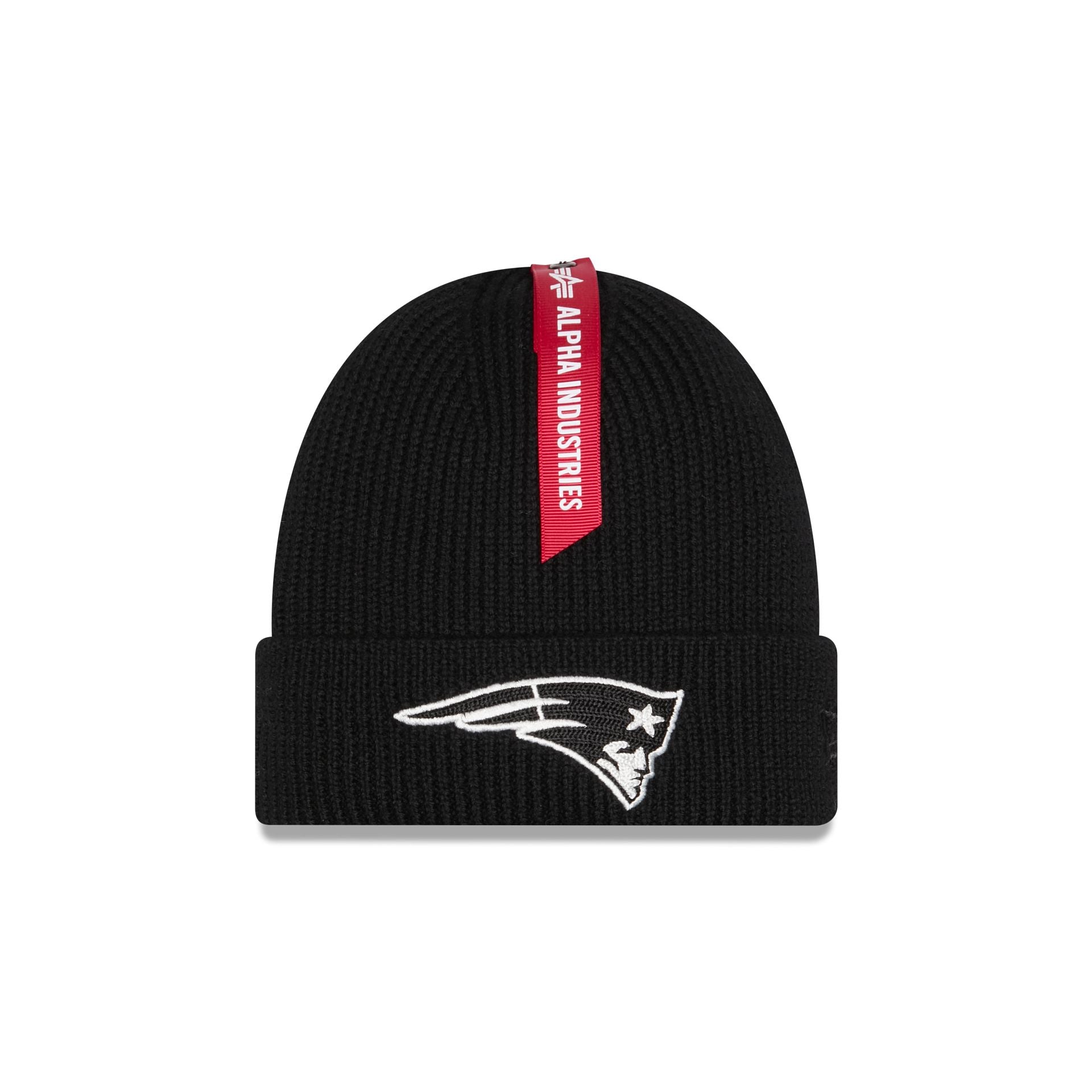 Alpha Industries x New England Patriots Black Cuff Knit Hat