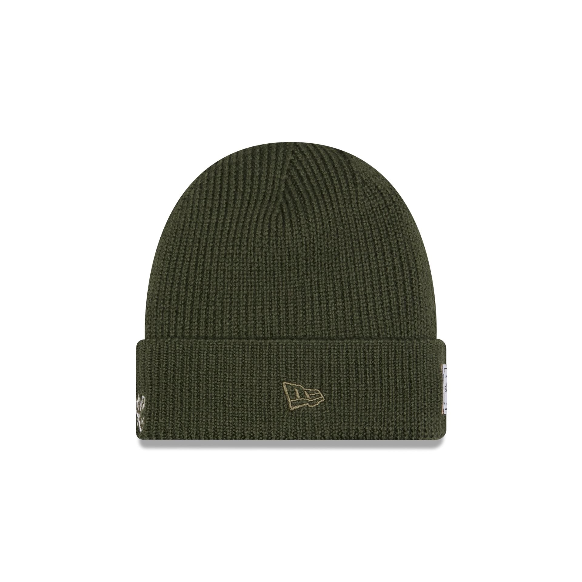 Alpha Industries x Chicago White Sox Olive Green Cuff Knit Hat - Image 2