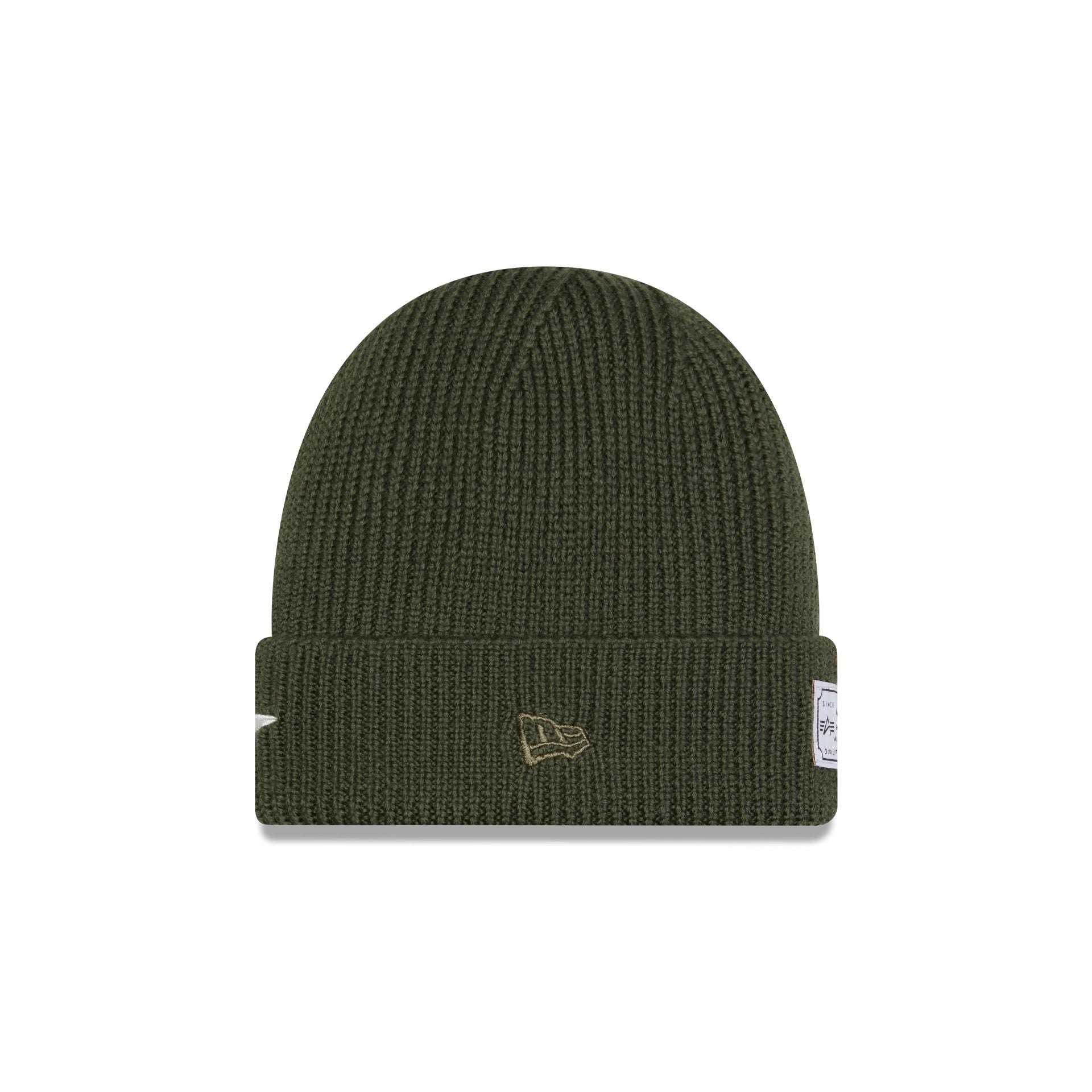 Alpha Industries x Houston Astros Olive Green Cuff Knit Hat - Image 2