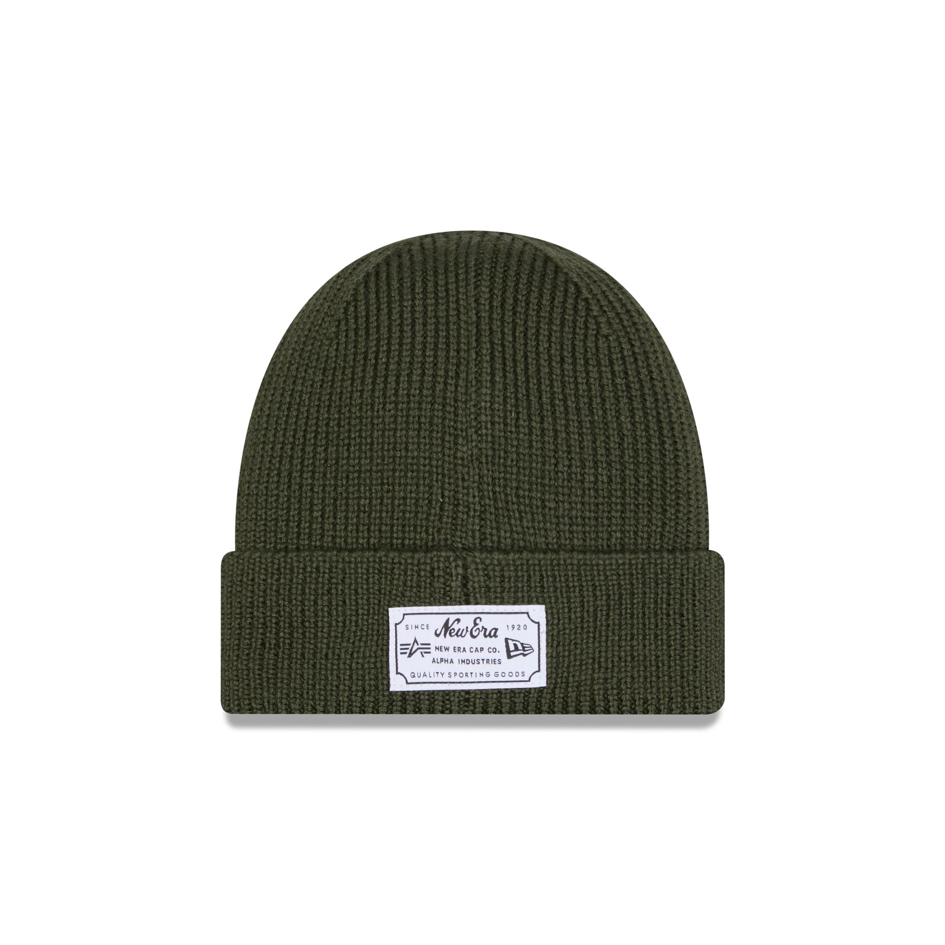 Alpha Industries x Buffalo Bills Olive Green Cuff Knit Hat - Image 3