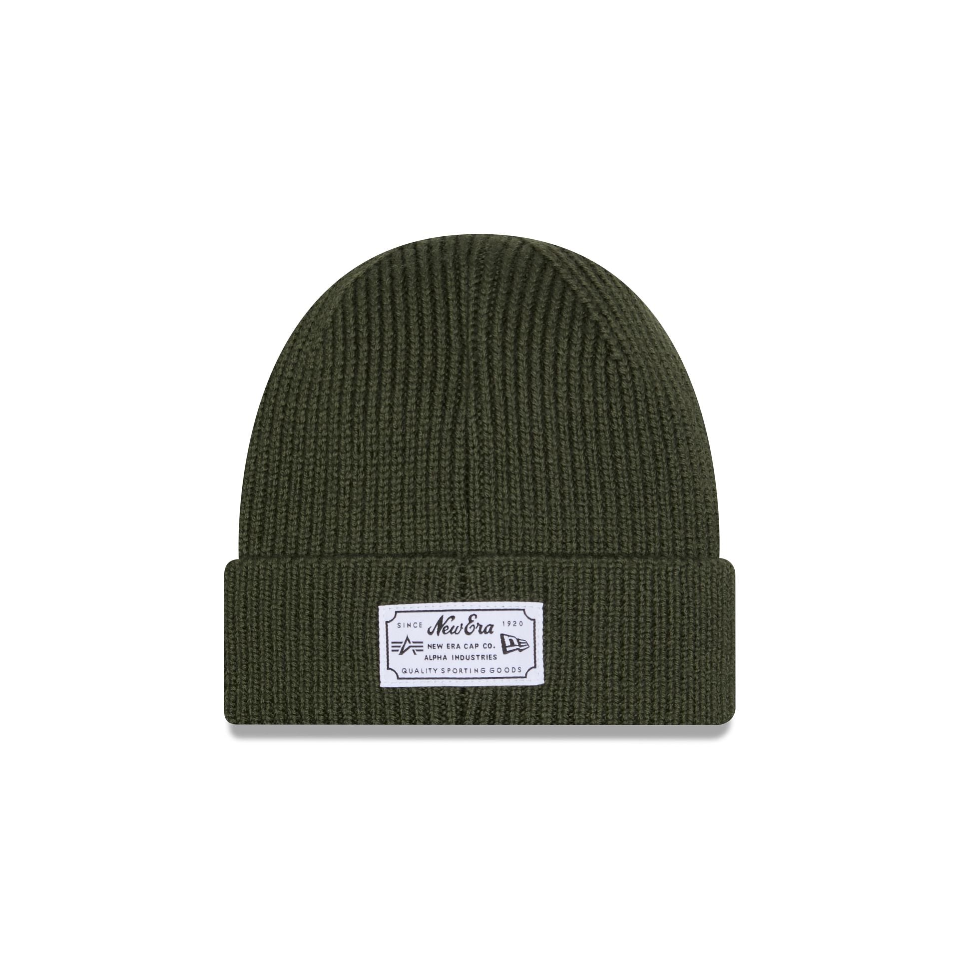 Alpha Industries x Detroit Lions Olive Green Cuff Knit Hat - Image 3