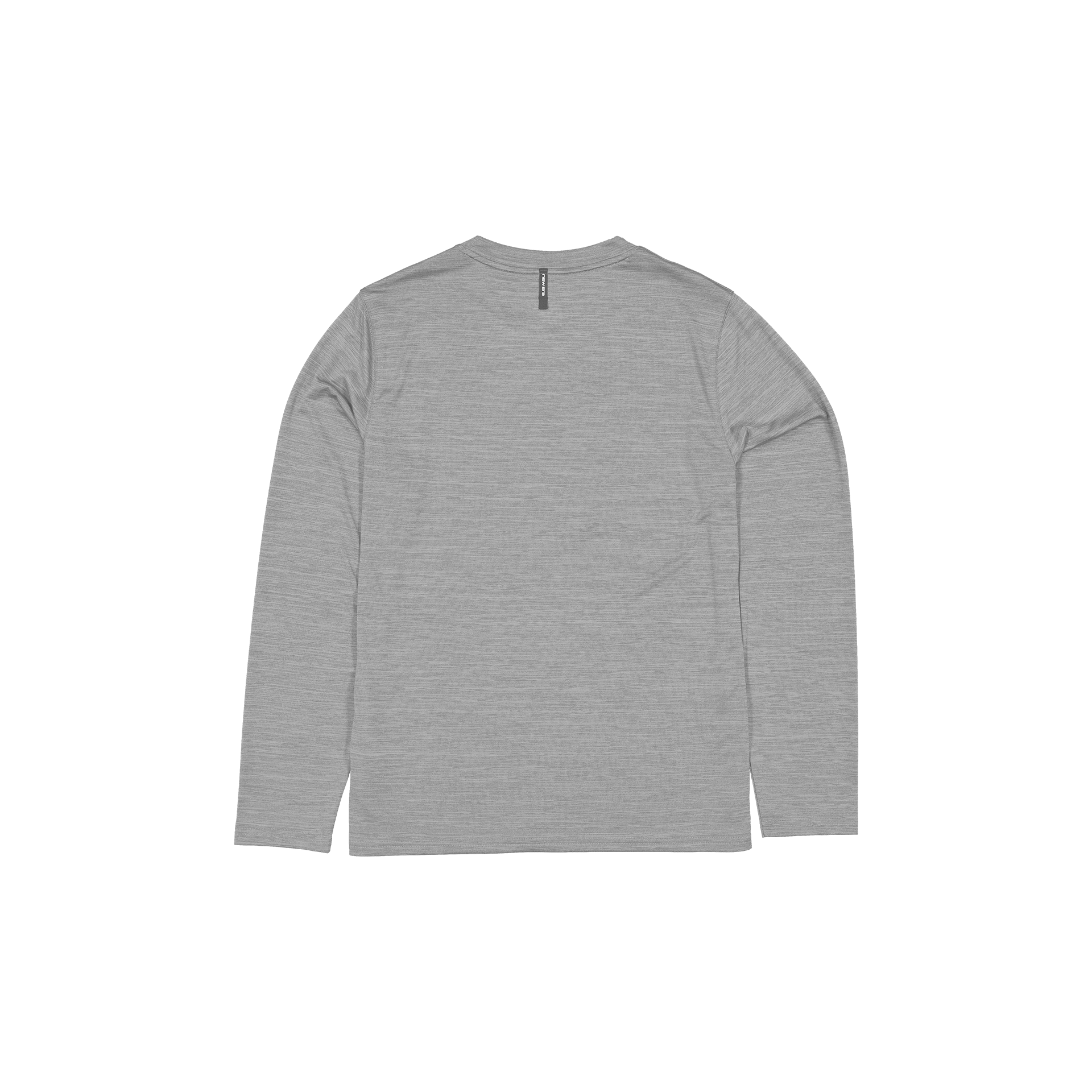 New Era Branded Momentum Training Heather Gray Long-Sleeve T-Shirt - Image 2