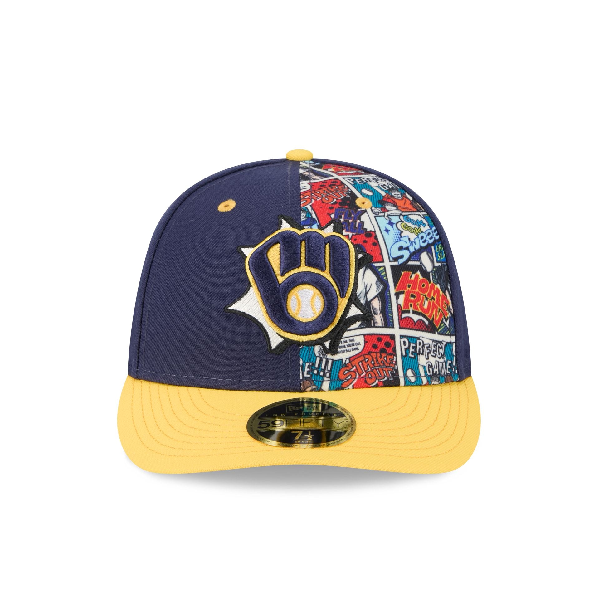 Milwaukee Brewers Diamond Hero Edition Low Profile 59FIFTY Fitted Hat - Image 2